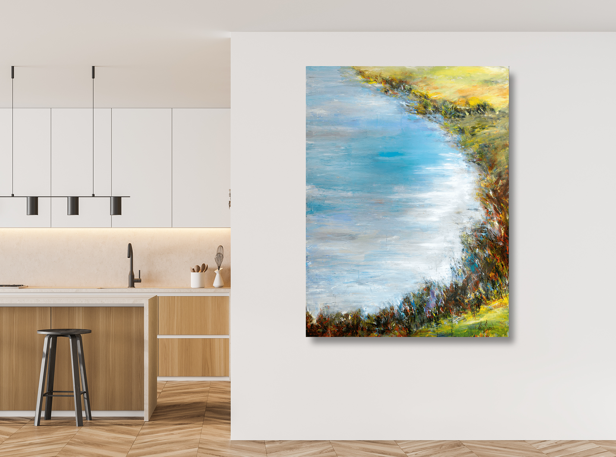 Retreat Artist Enhanced Canvas Print by John Beard Collection - product image 4 for Resin Society