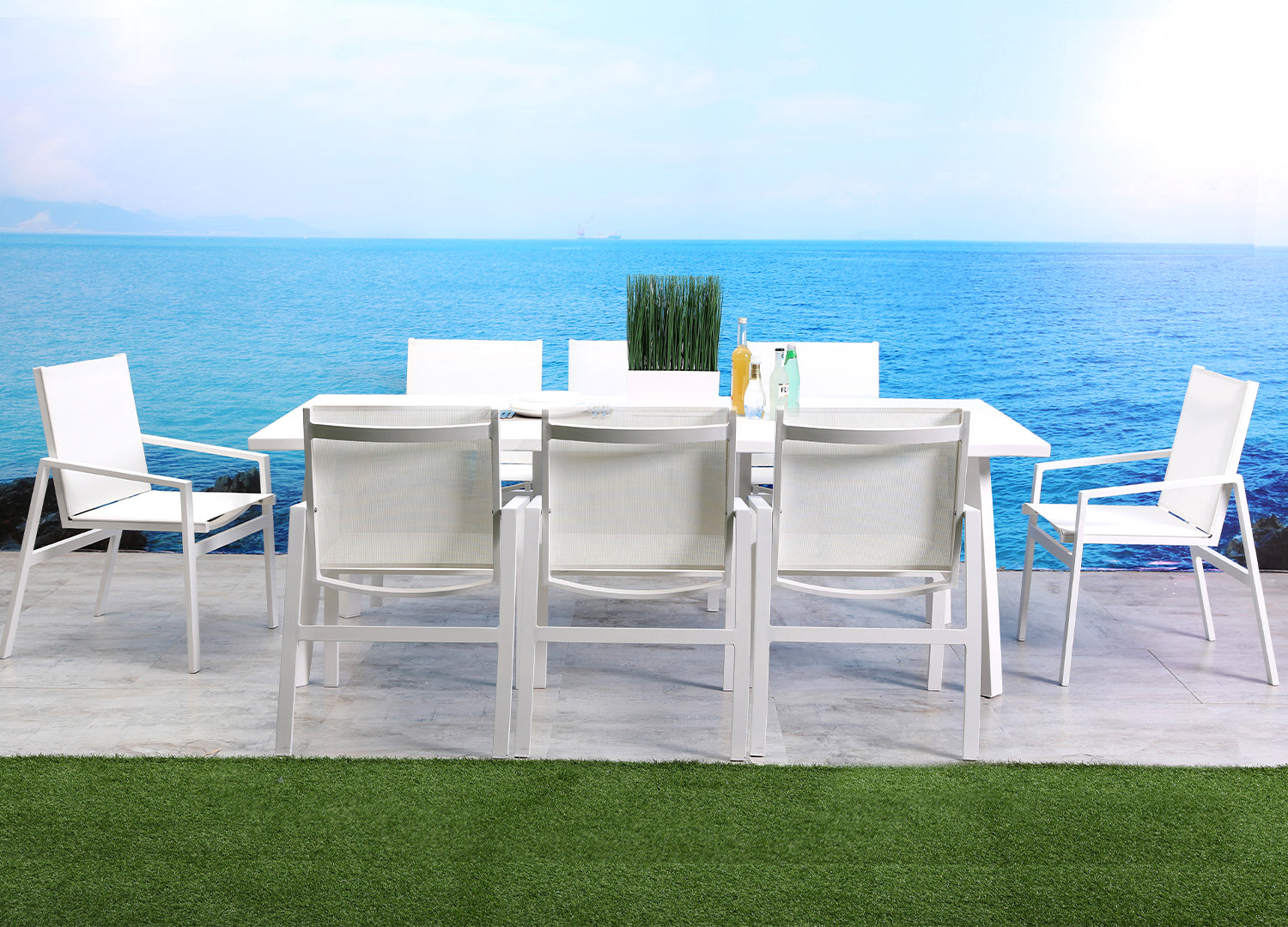 Rio Outdoor Dining Armchair Set of 2 detail image - Resin Society