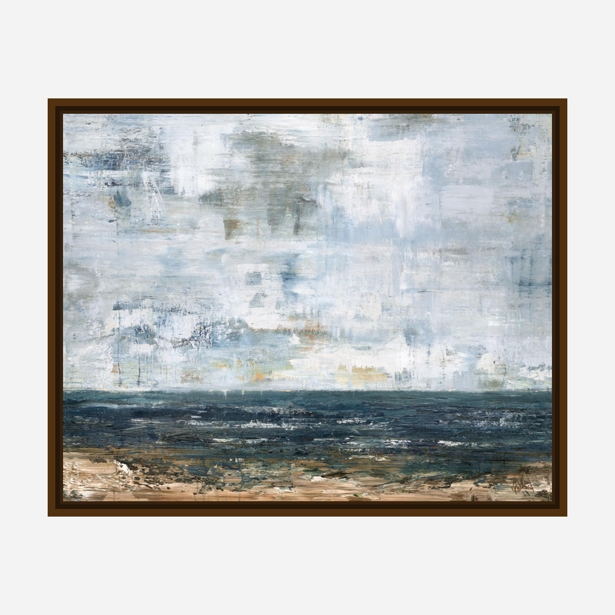 Rocky Shores Artist Enhanced Canvas Print by John Beard Collection - product image 5 for Resin Society
