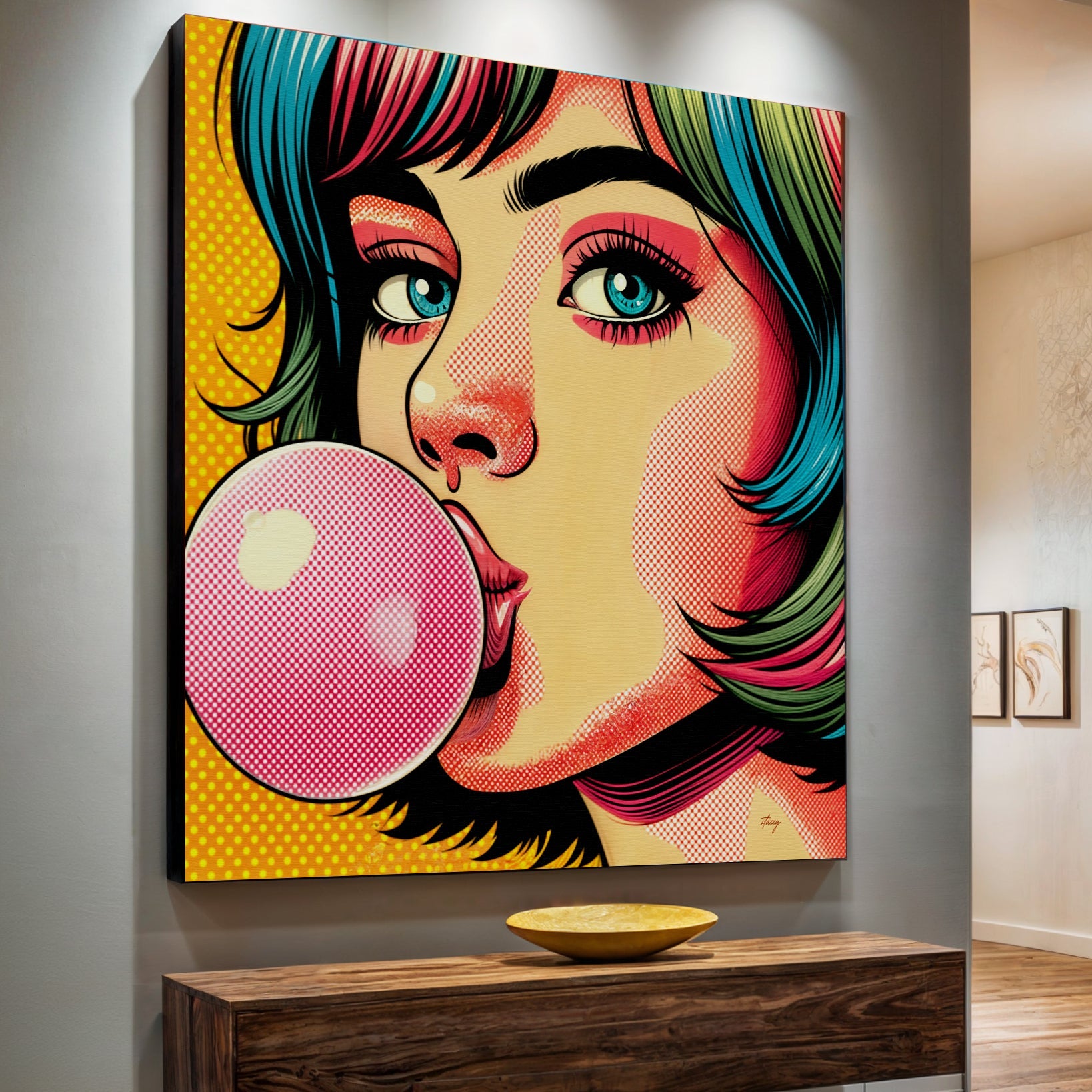 Canvas Print: "Roys Bubble" by Tailored Canvases - product image 2 for Resin Society
