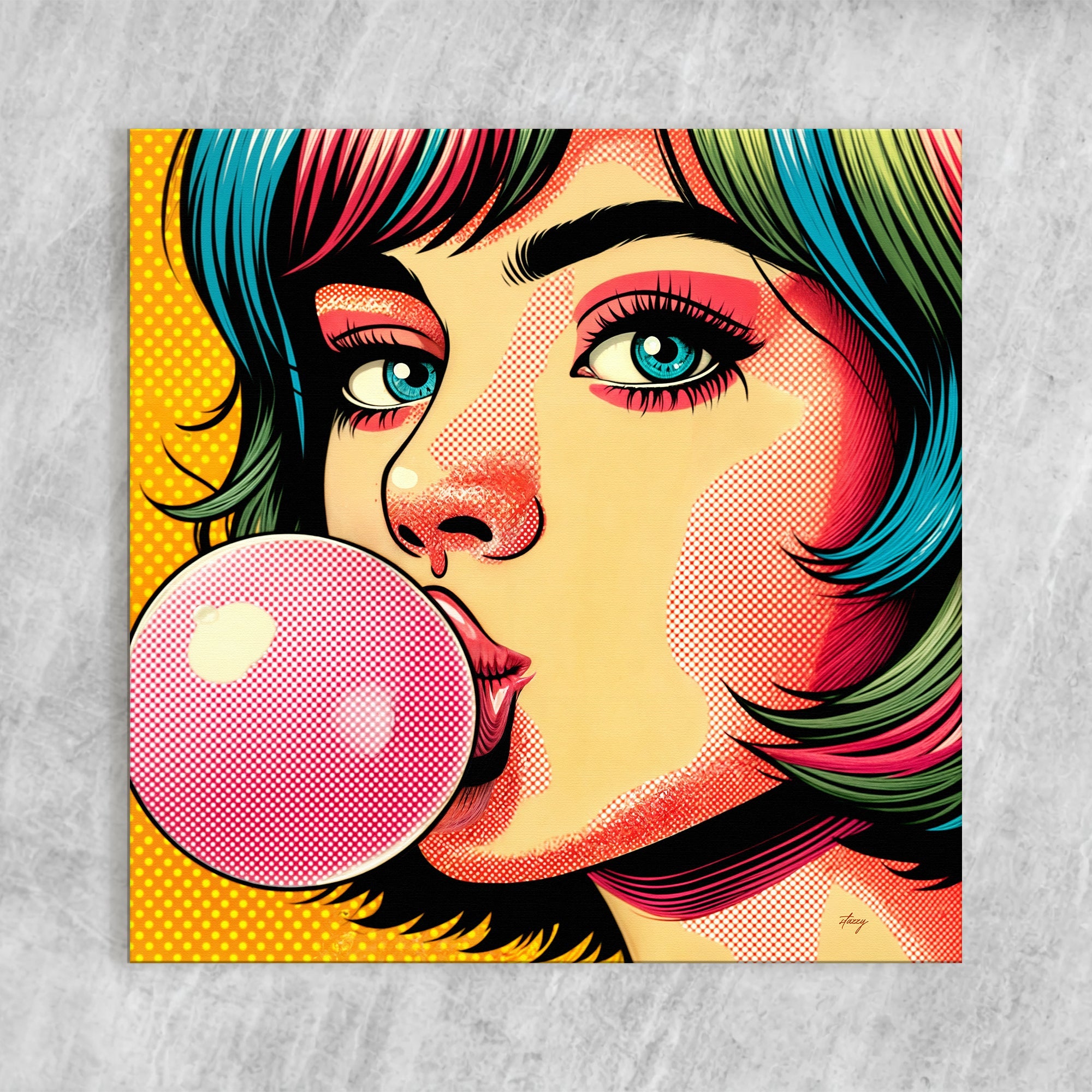 Canvas Print: "Roys Bubble" by Tailored Canvases - product image 4 for Resin Society