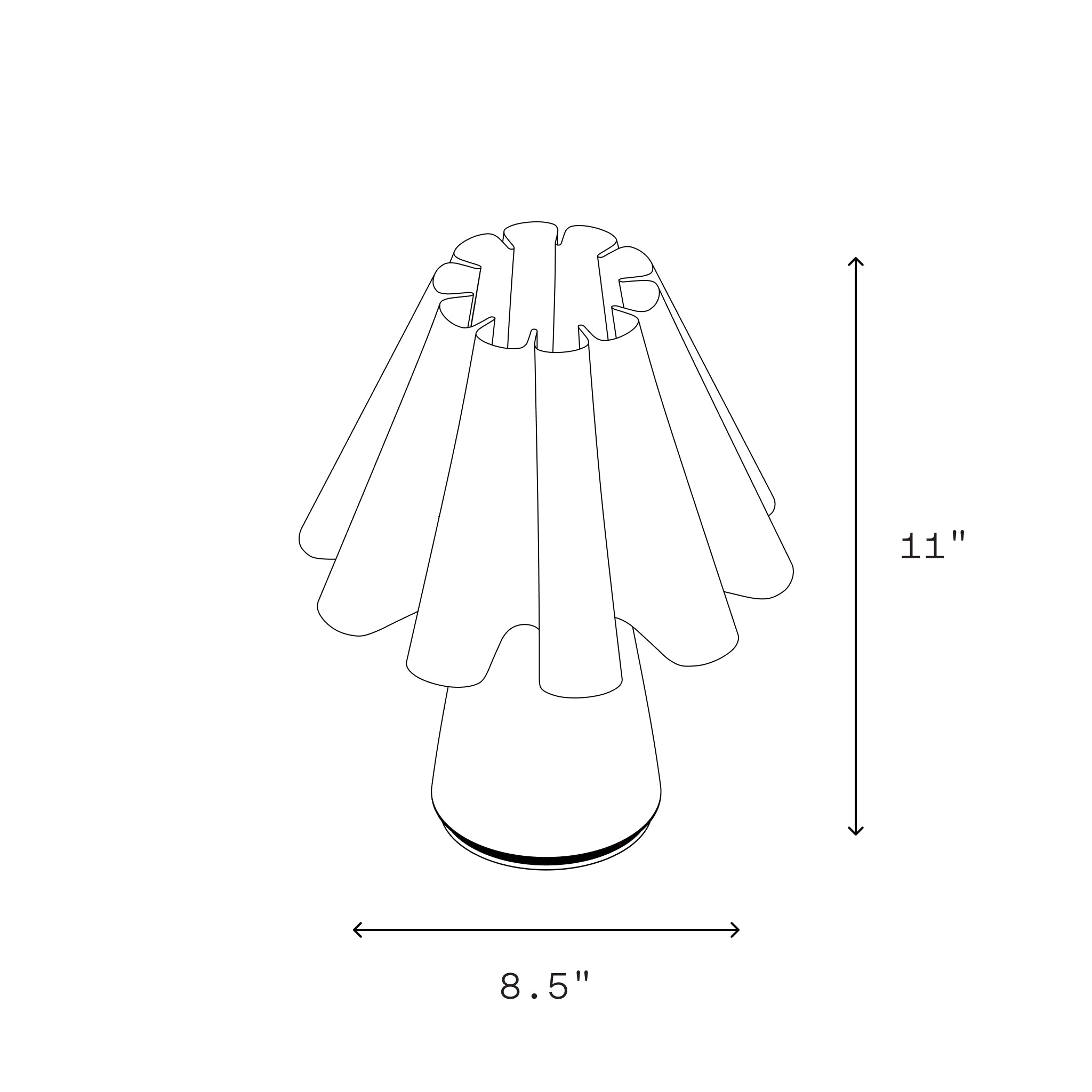 Ruff Lamp by Wooj Design - product image 3 for Resin Society