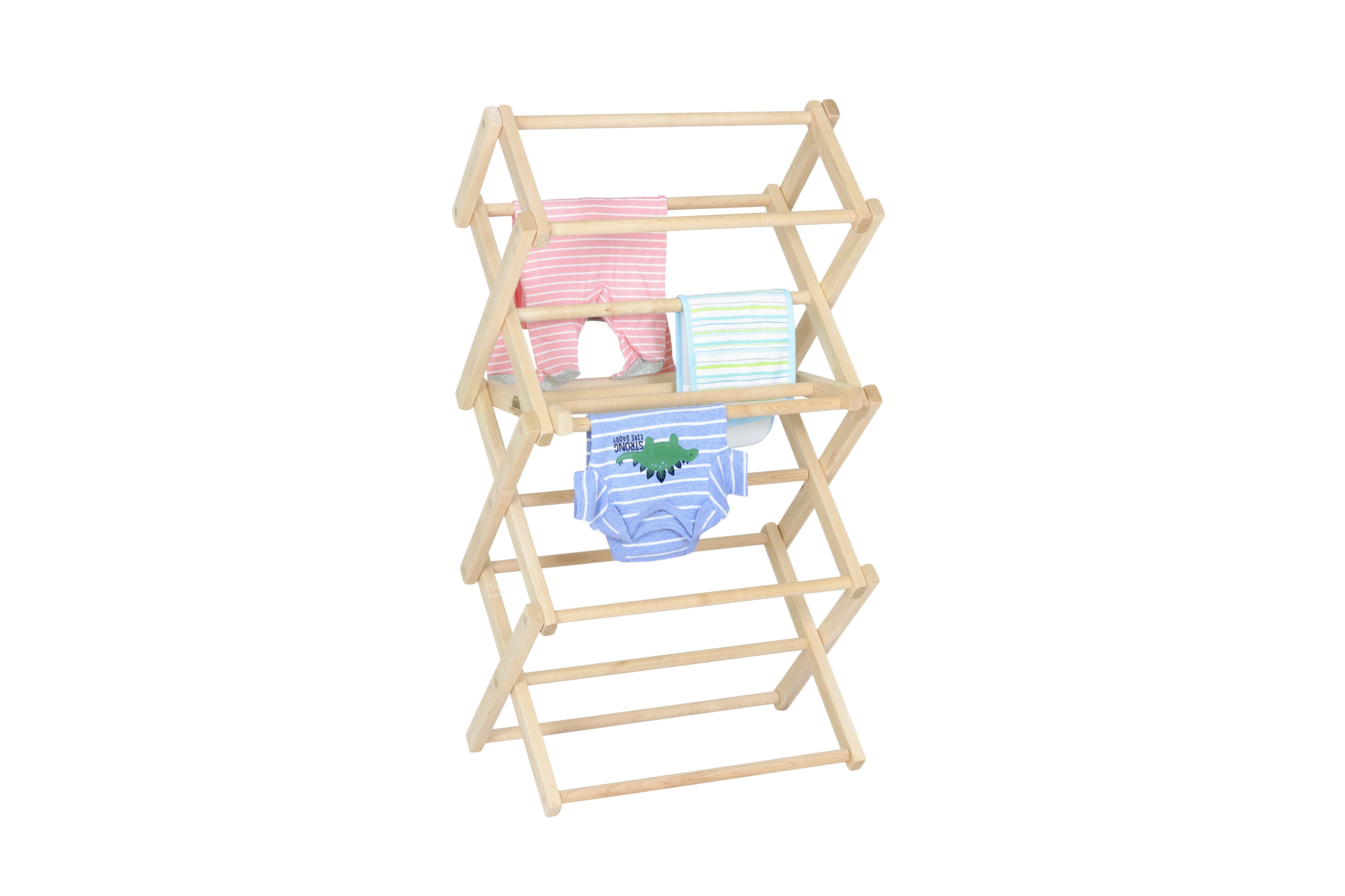 Maple drying rack in size Small by Pennsylvania Woodworks