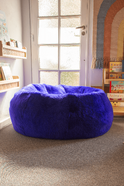 Shearling Handmade Pouf by Homelosophy