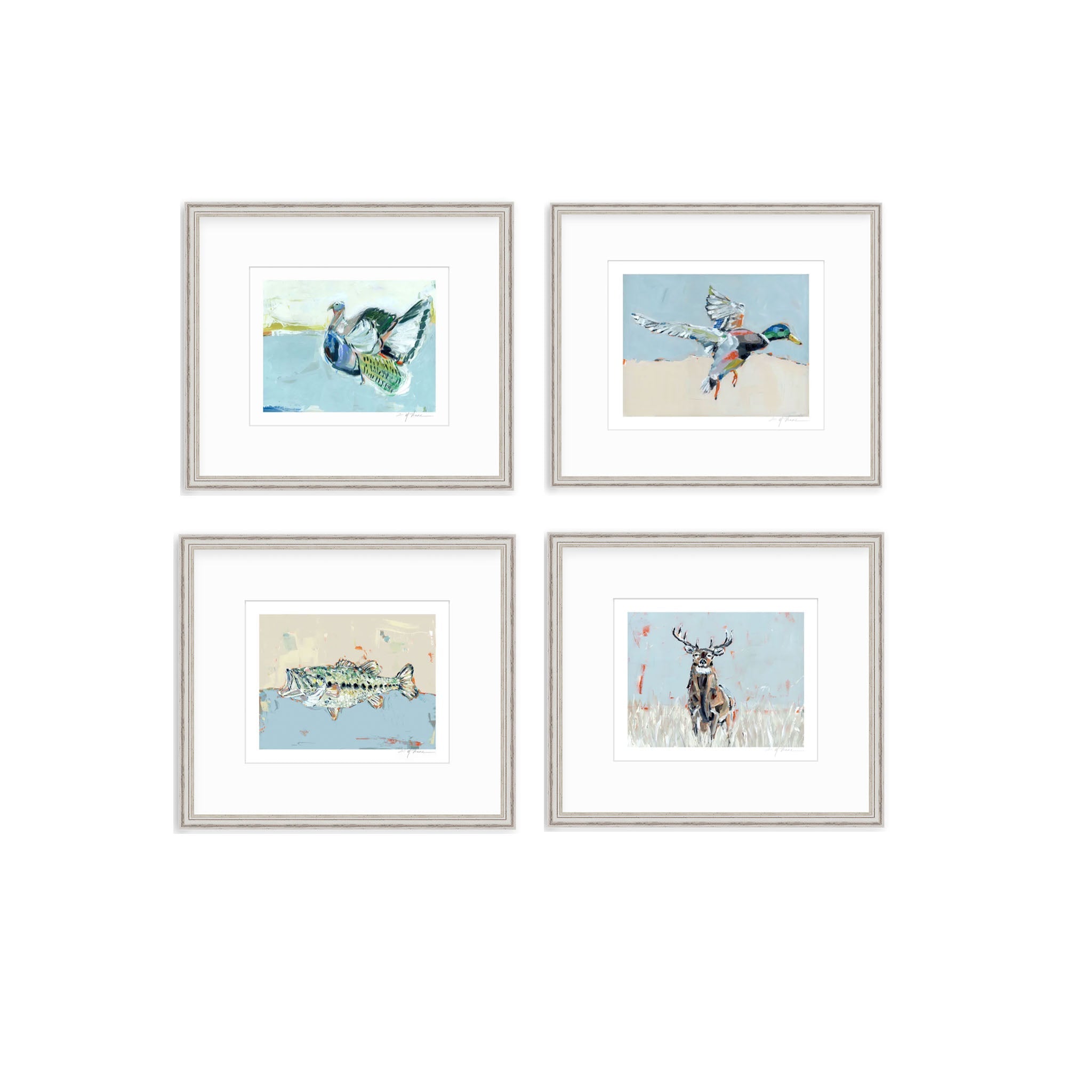 Southern Raised Mallard Fish Deer Turkey Fine Art Print by Chelsea McShane Art - product image 16 for Resin Society