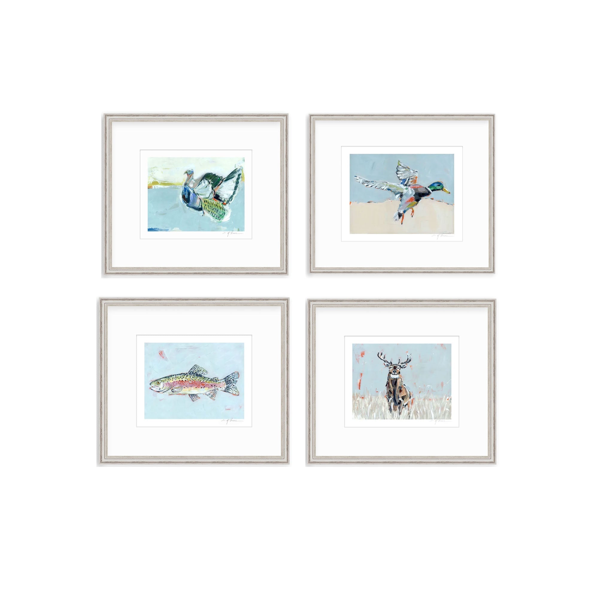 Southern Raised Mallard Fish Deer Turkey Fine Art Print by Chelsea McShane Art - product image 15 for Resin Society
