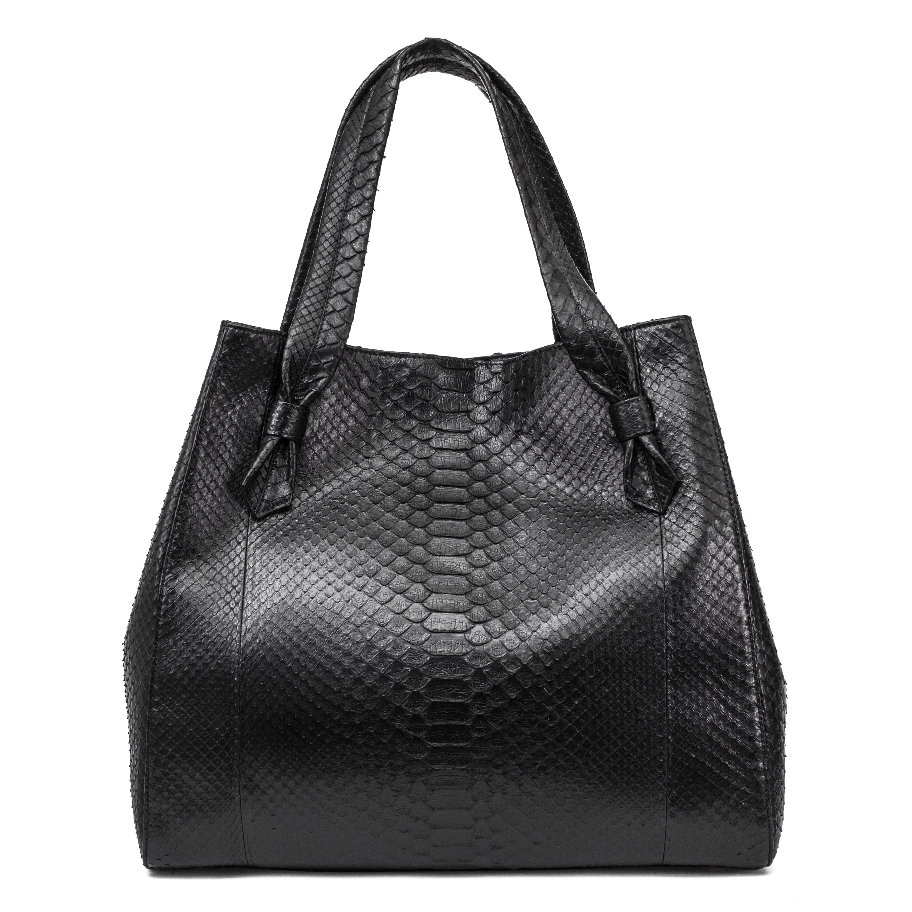 Large Black Python Shopper Bag by Allysa Payne Beverly Hills - product image 2 for Resin Society