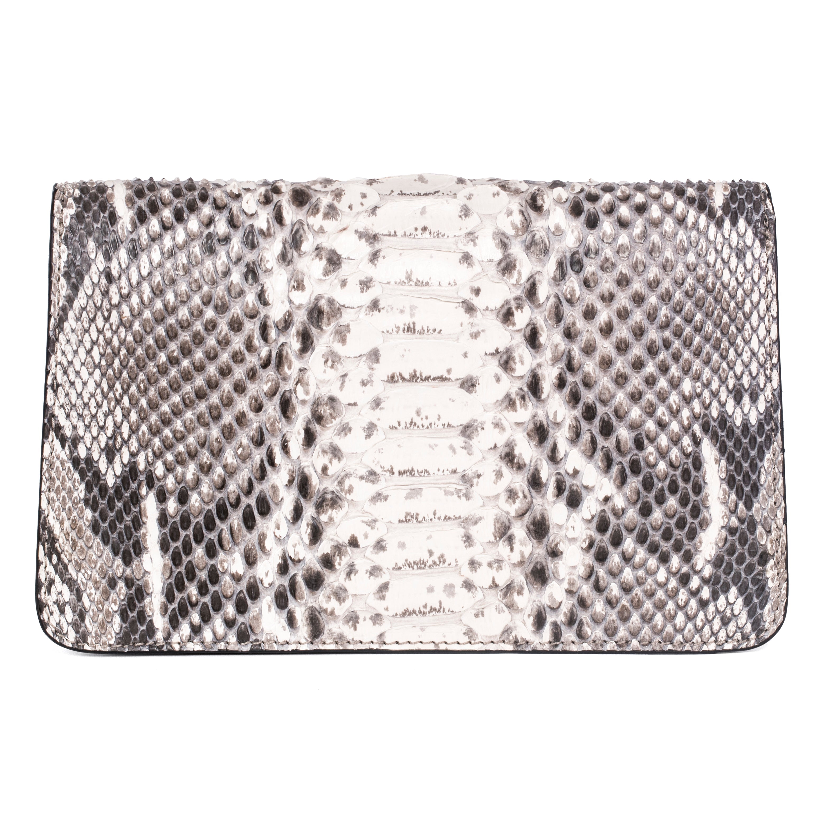 Natural Python Clutch With Snake Head by Allysa Payne Beverly Hills - product image 4 for Resin Society