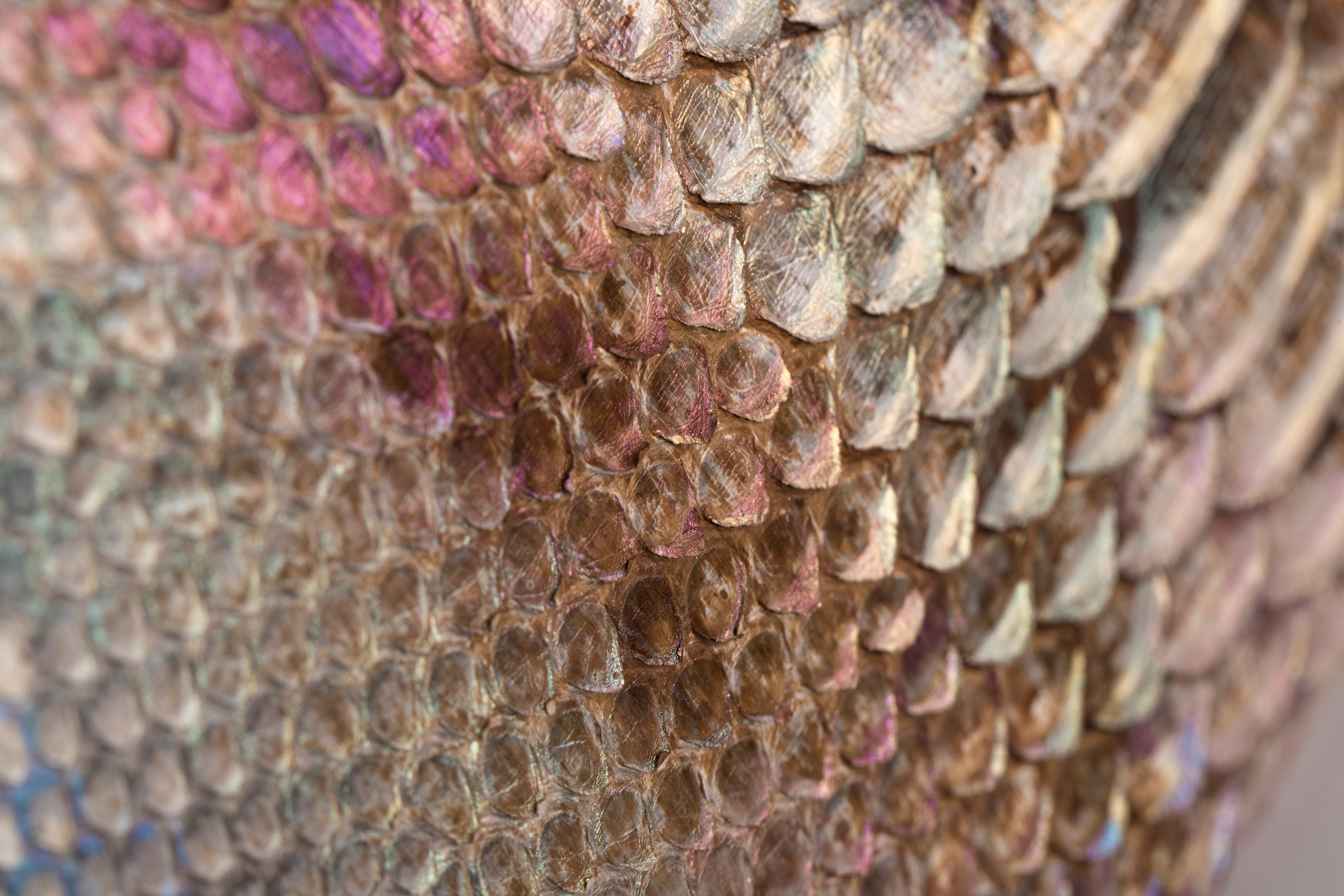 Iridescent Python Bag with Snake Head Accessory by Allysa Payne Beverly Hills - product image 7 for Resin Society