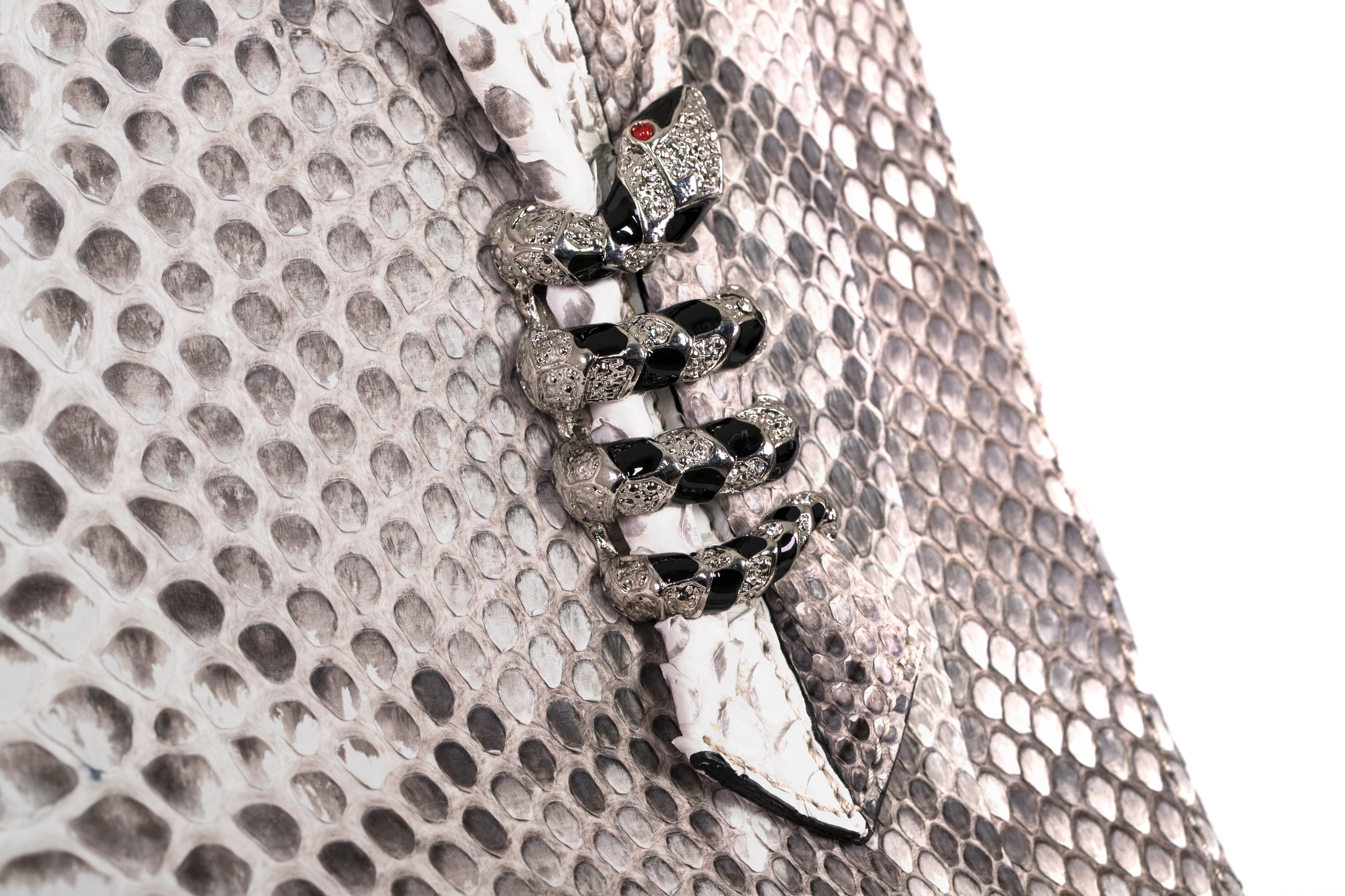 Large Scale Custom Python with Silver Snake Accessories by Allysa Payne Beverly Hills - product image 4 for Resin Society