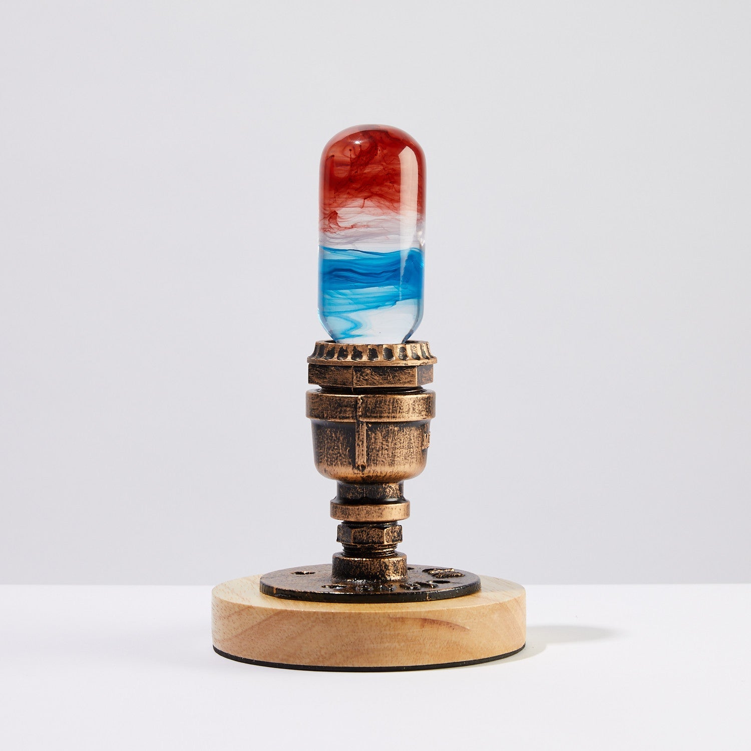 EP Light – 4-Pack Resin LED Bulbs with Wooden Base