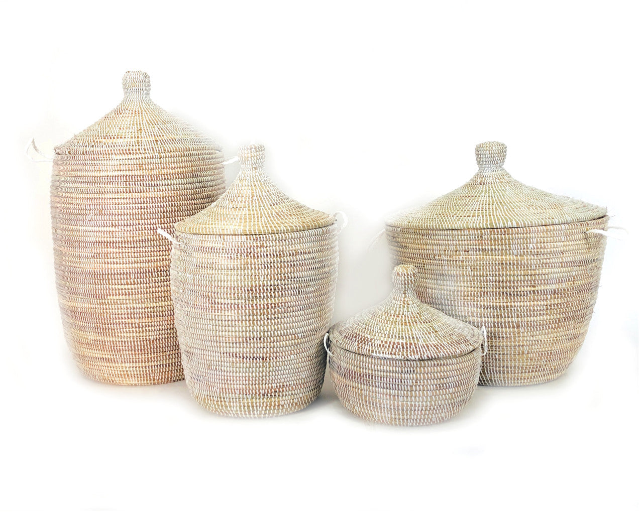 White Floor Basket by Mbare Ltd - product image 2 for Resin Society