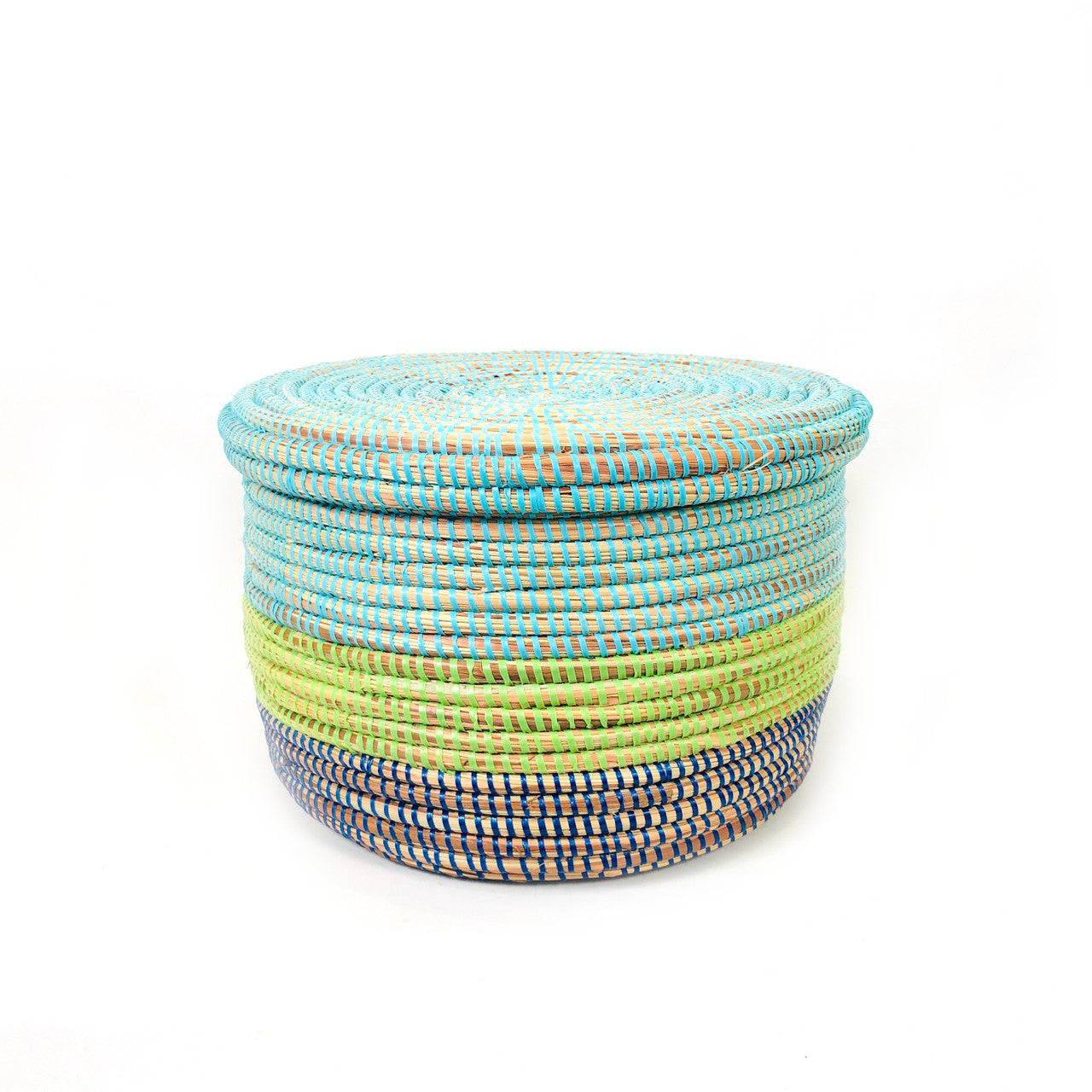 Modern Storage Basket Set - Coastal Blues by Mbare Ltd - product image 5 for Resin Society