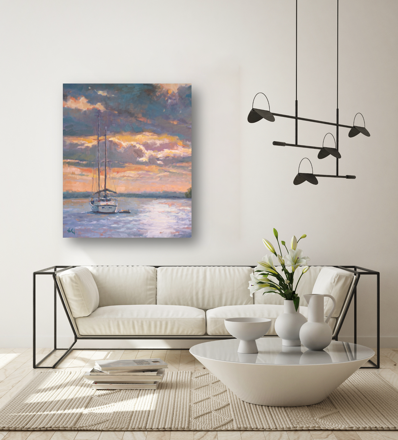 Safe Harbor Artist Enhanced Canvas Print by John Beard Collection - product image 2 for Resin Society