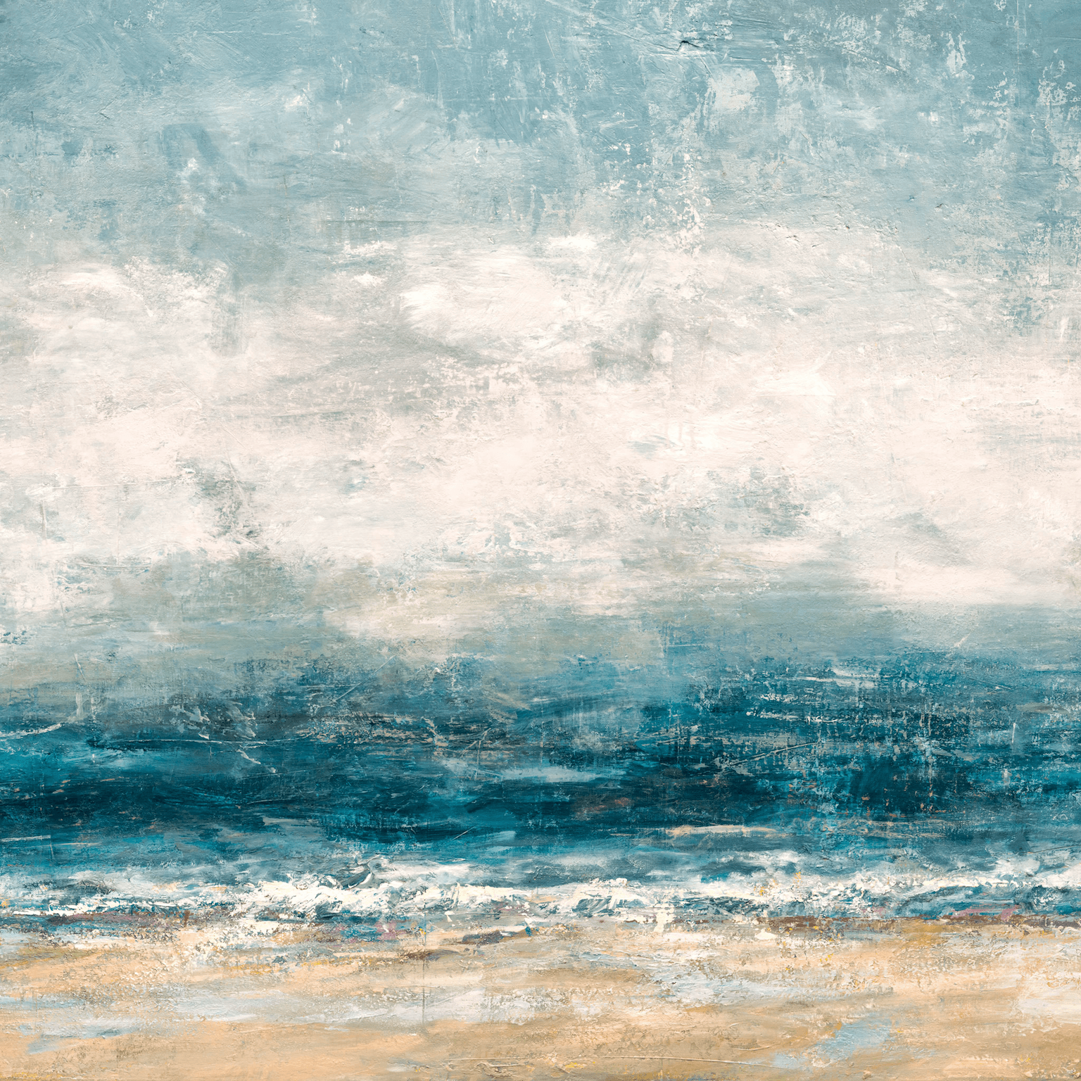 Sand and Sun Artist Enhanced Canvas Print by John Beard Collection - main product image for Resin Society