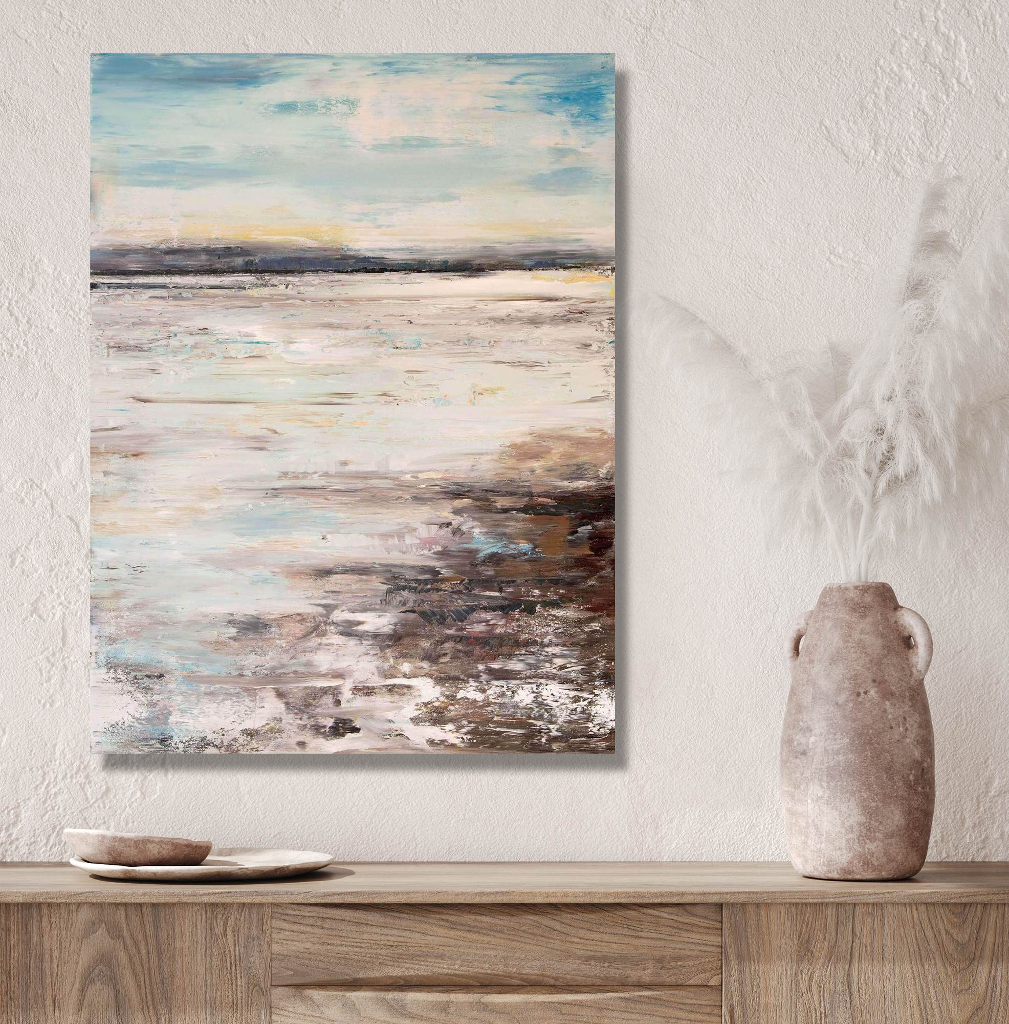 Sand Bar Artist Enhanced Canvas Print by John Beard Collection - product image 4 for Resin Society