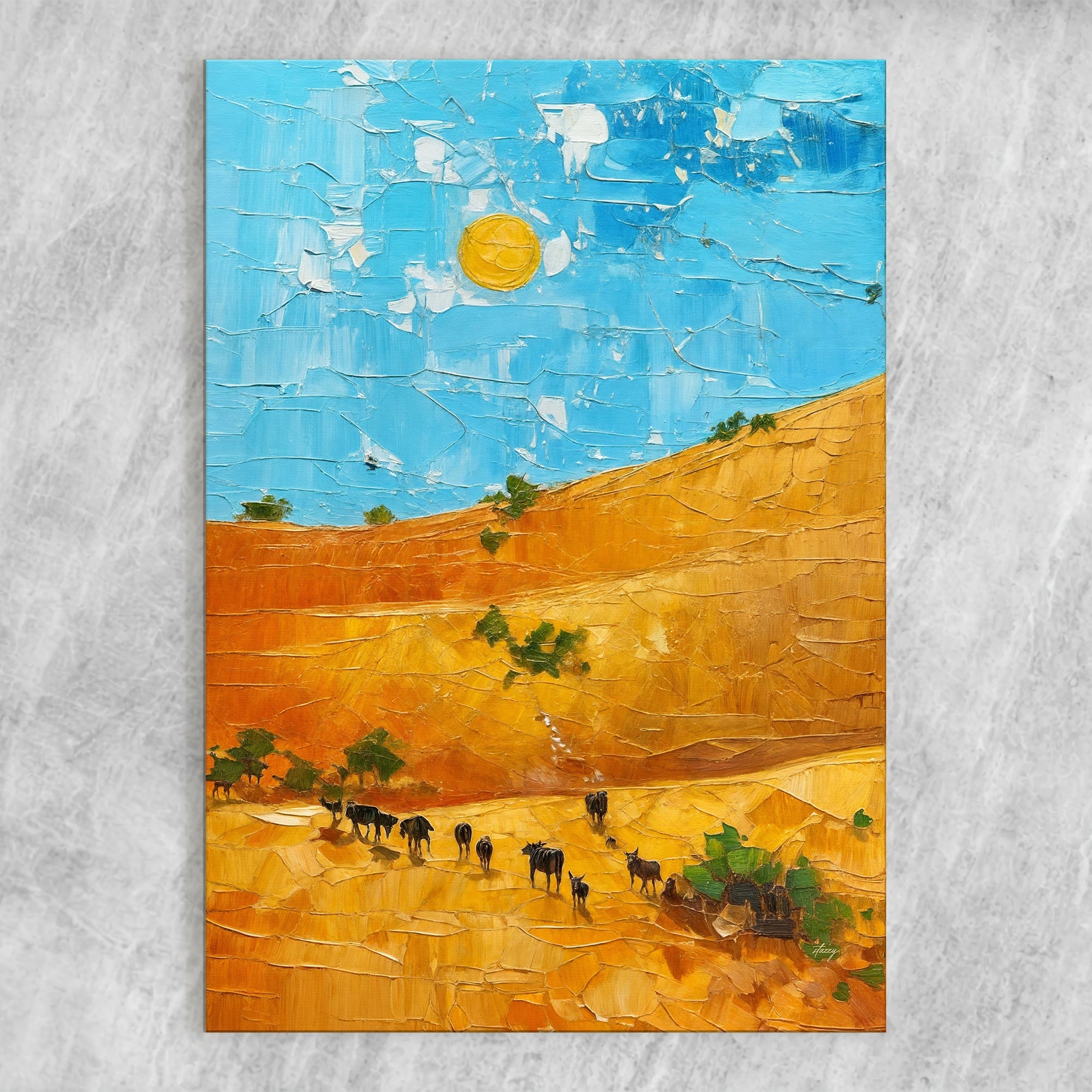 Canvas Print: "Savannah Daze" by Tailored Canvases - product image 5 for Resin Society