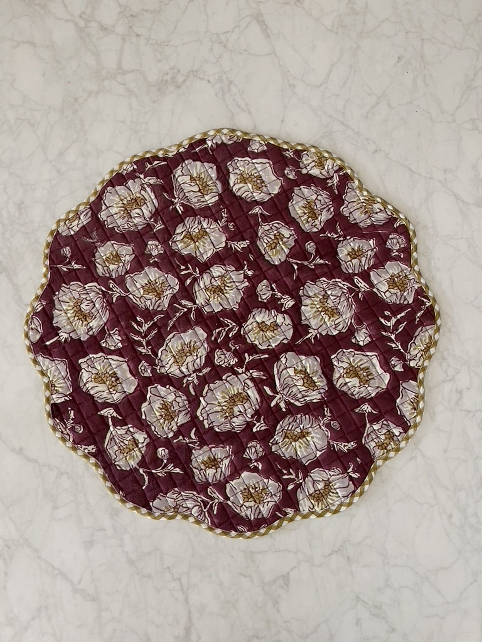 Floral Scalloped Placemats by Sarah Spiegel - product image 8 for Resin Society