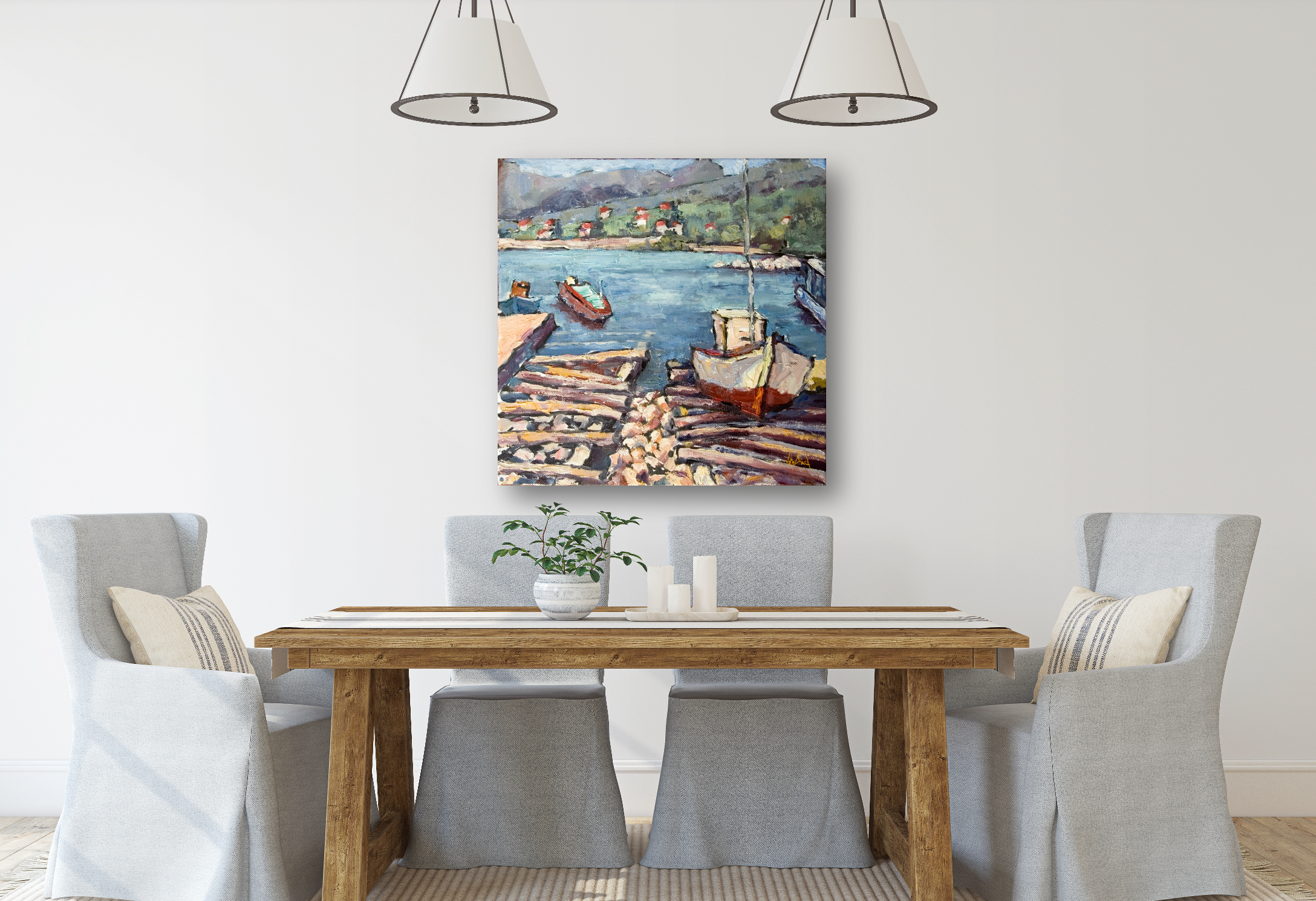 Scenes from Portugal I Artist Canvas Enhanced Print by John Beard Collection - product image 3 for Resin Society