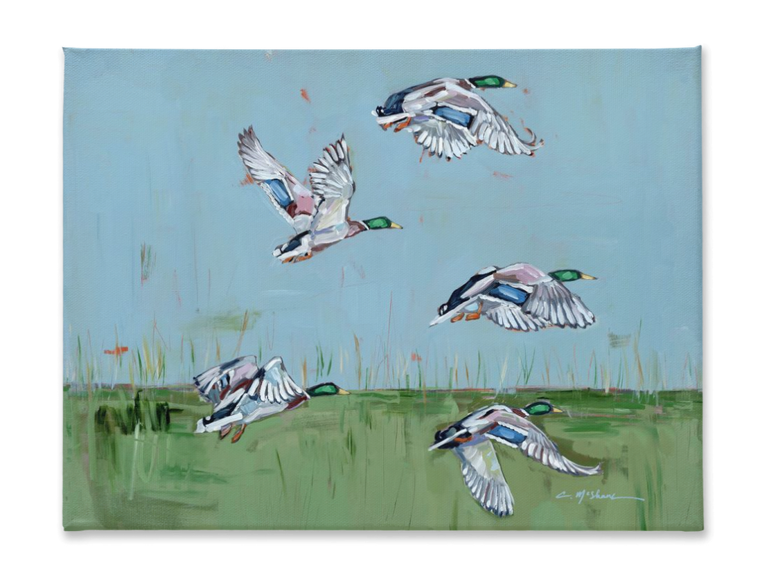 "Marsh Migration" on canvas by Chelsea McShane Art - product image 2 for Resin Society