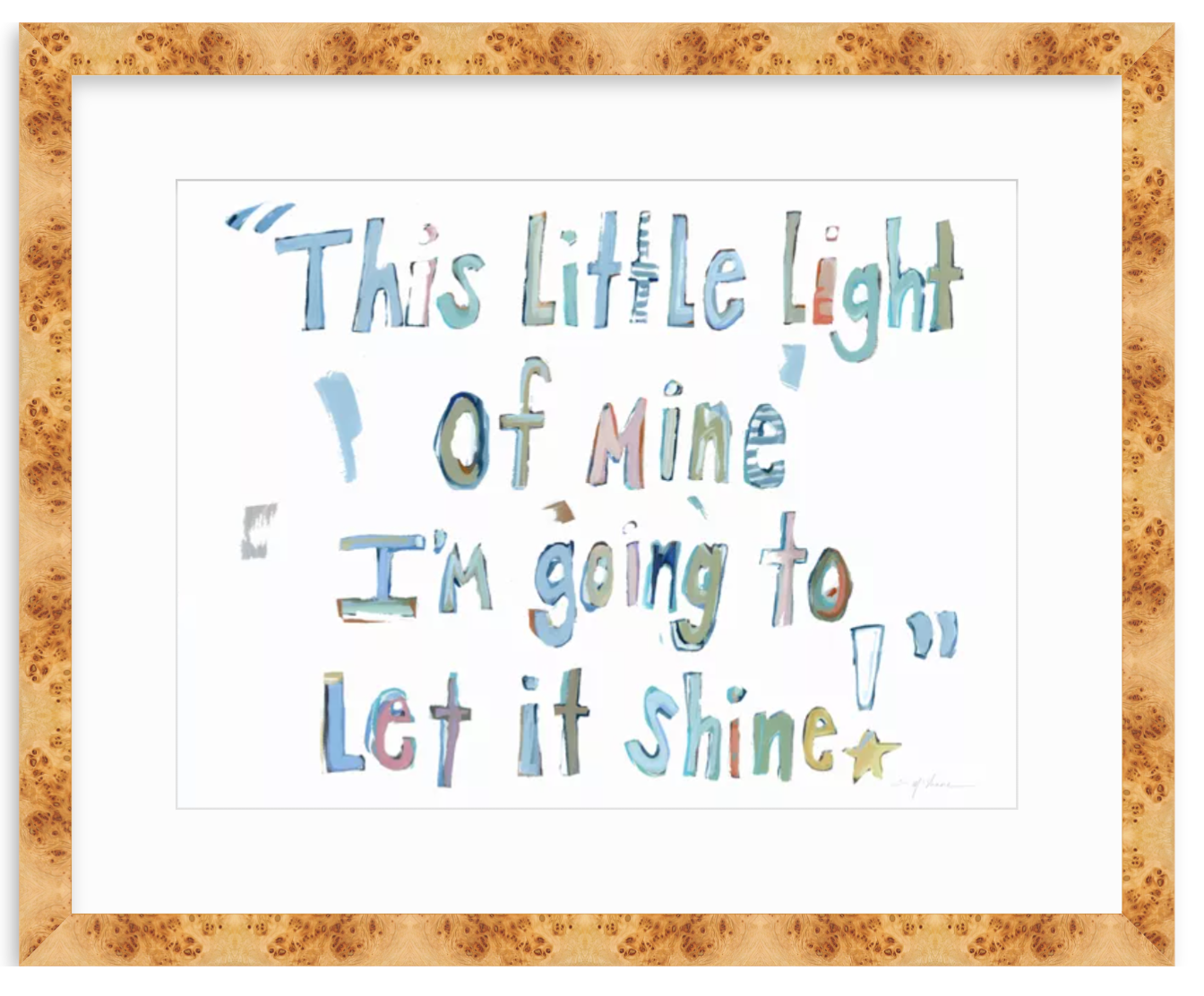 Light Of Mine Fine Art Print by Chelsea McShane Art