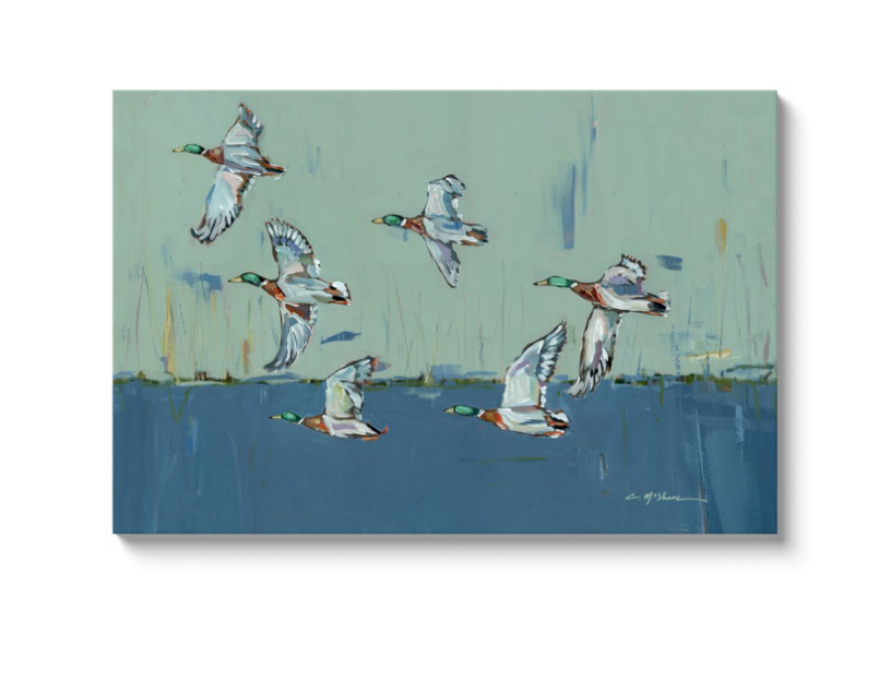 "Moody Mallards" on canvas by Chelsea McShane Art - product image 2 for Resin Society