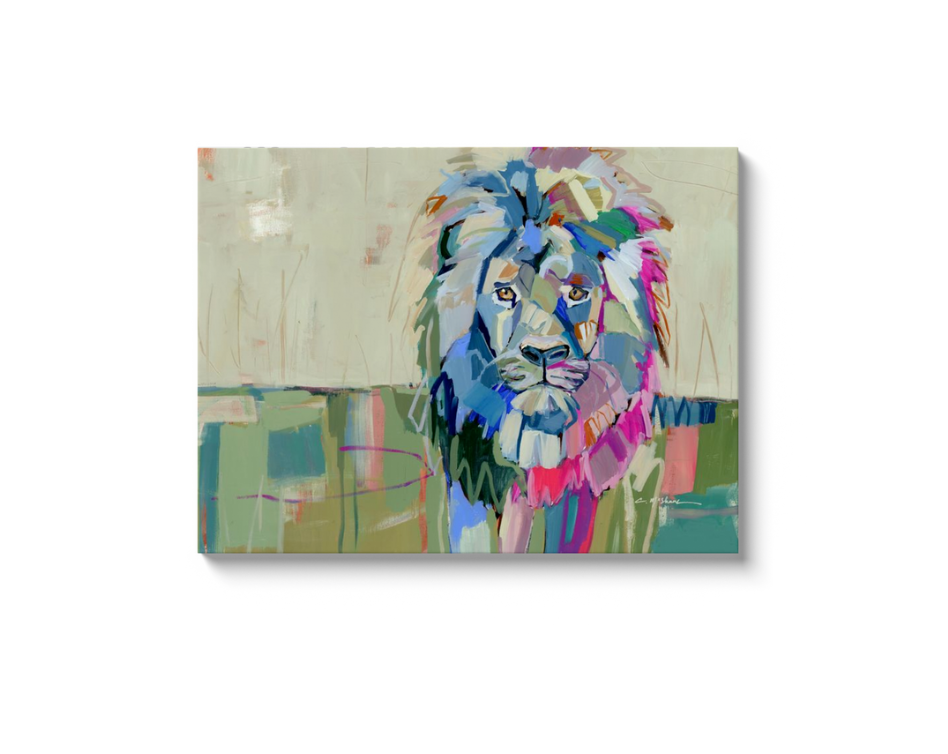 "The Noble Lion" on canvas by Chelsea McShane Art - product image 2 for Resin Society