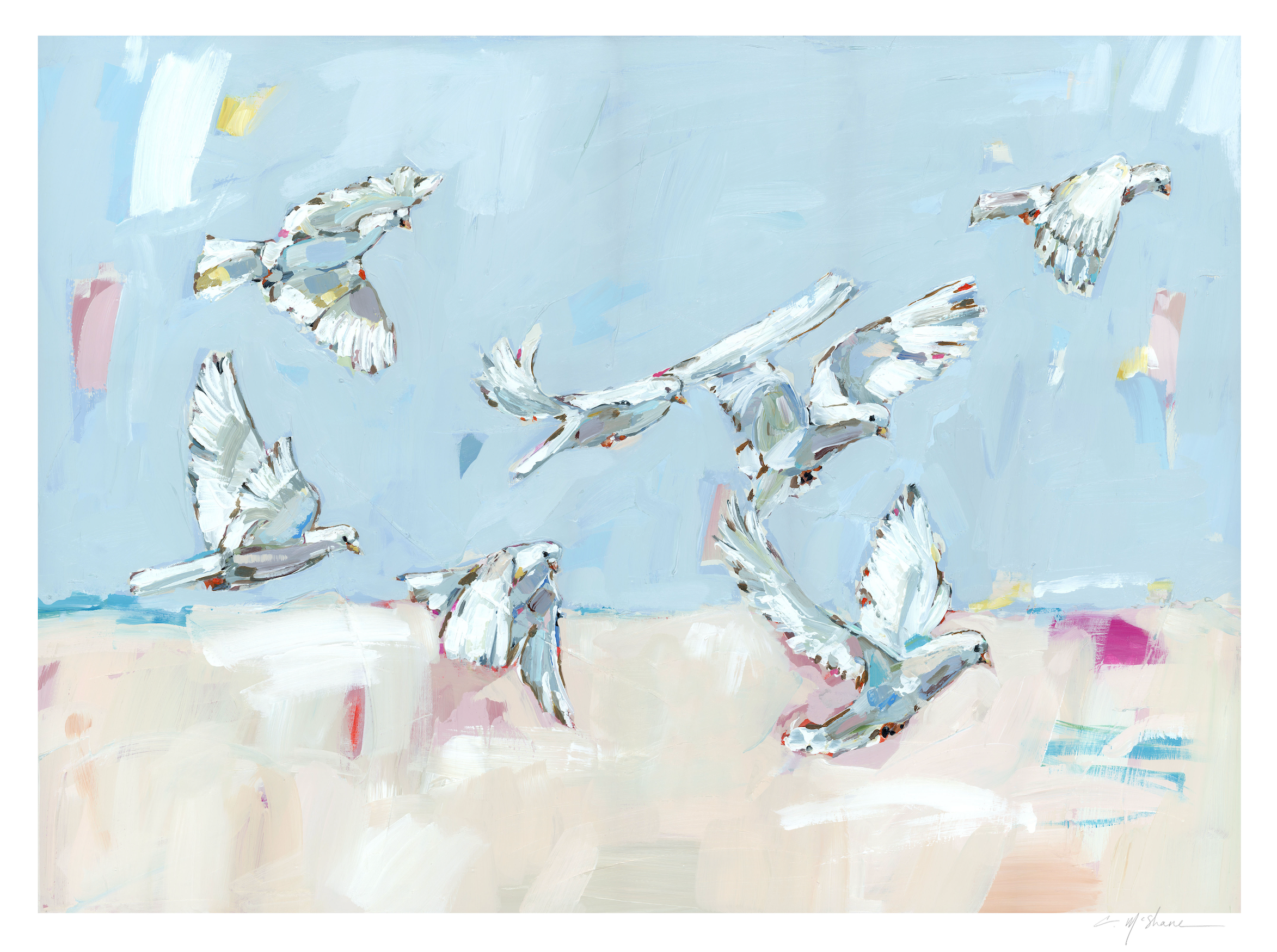 Peace On Earth II Doves Fine Art Print