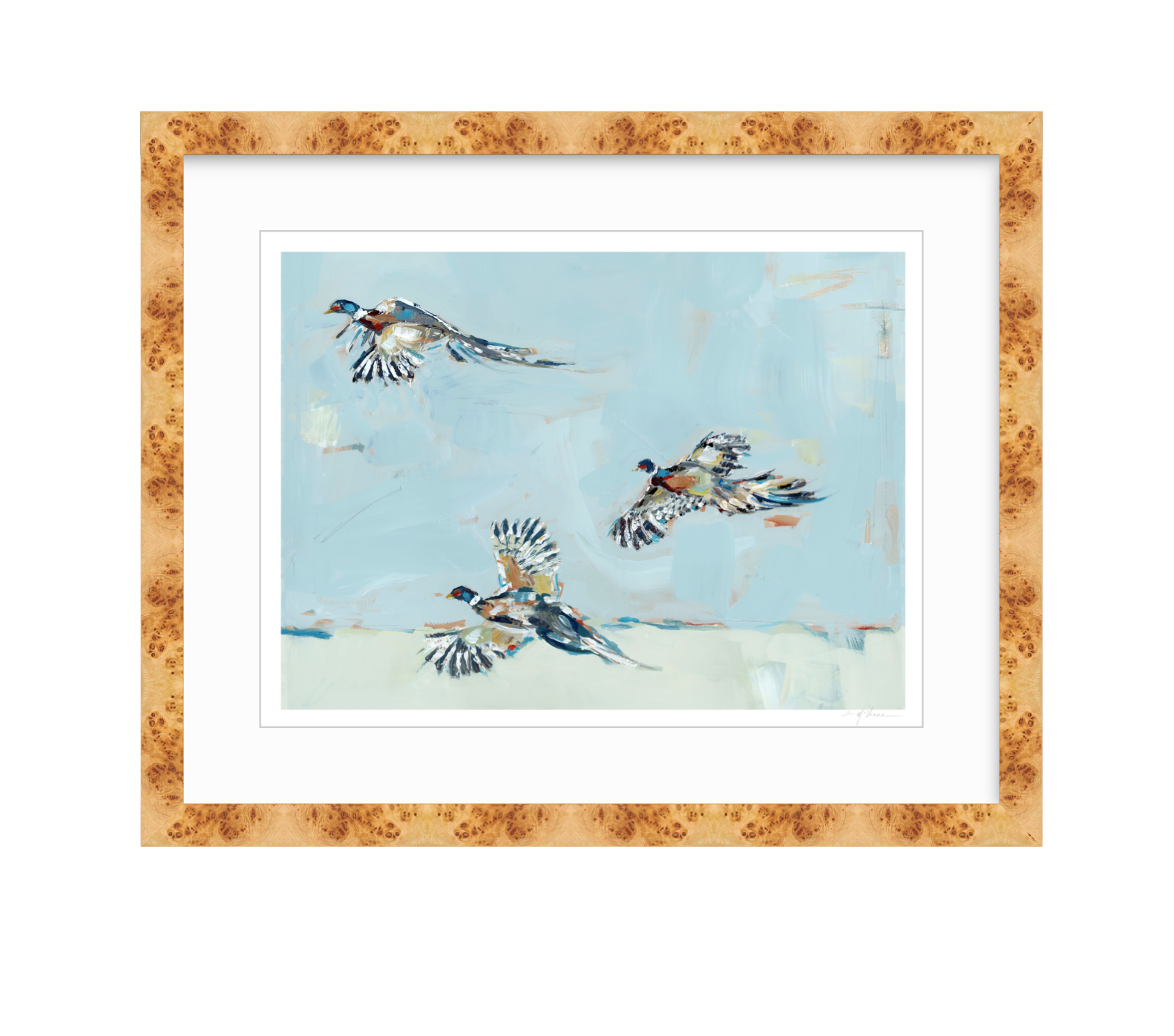 Pheasantly Surpised Pheasant Fine Art Print
