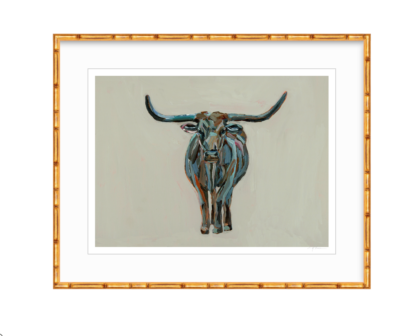 True Grit Longhorn Fine Art Print