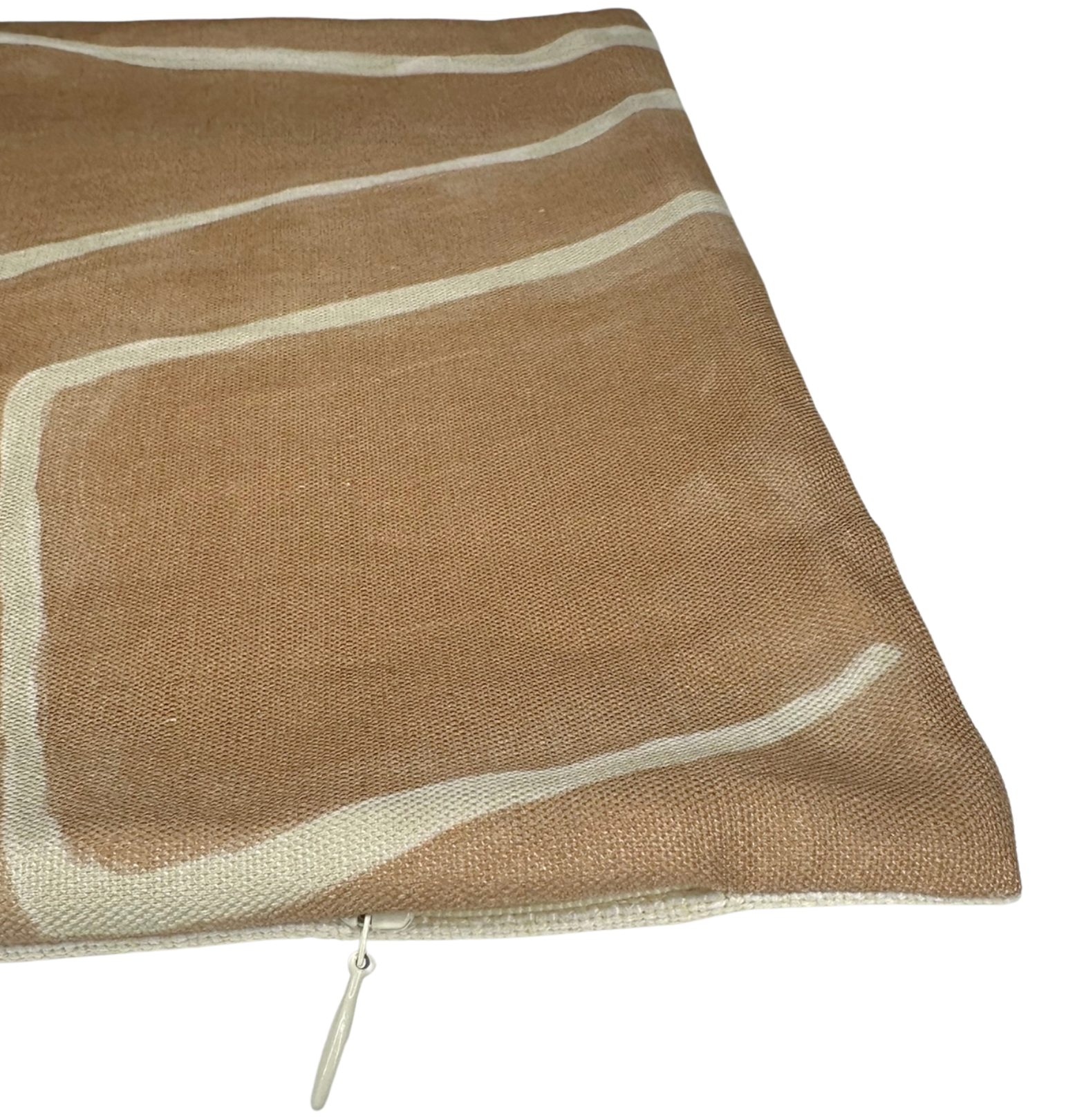 Graffito Pillow Cover in Salmon Cream, Kelly Wearstler Textiles