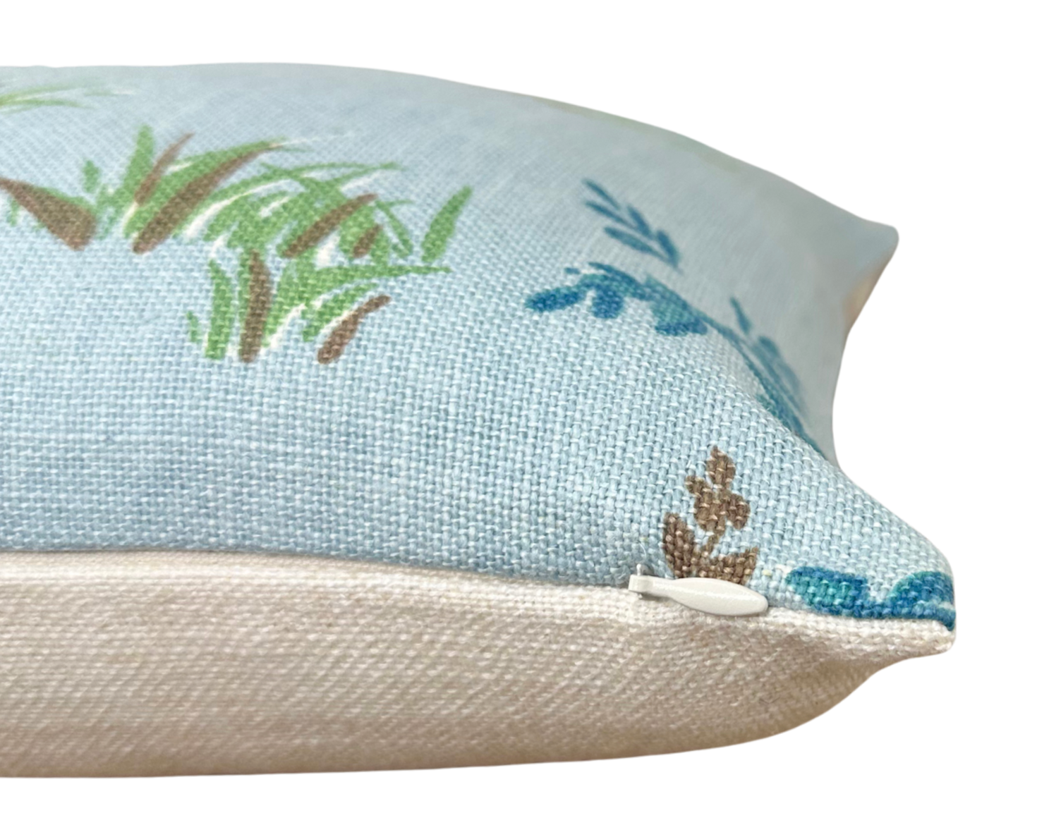 Pointers Covey Pillow Cover in Sky Blue, Schumacher Textiles