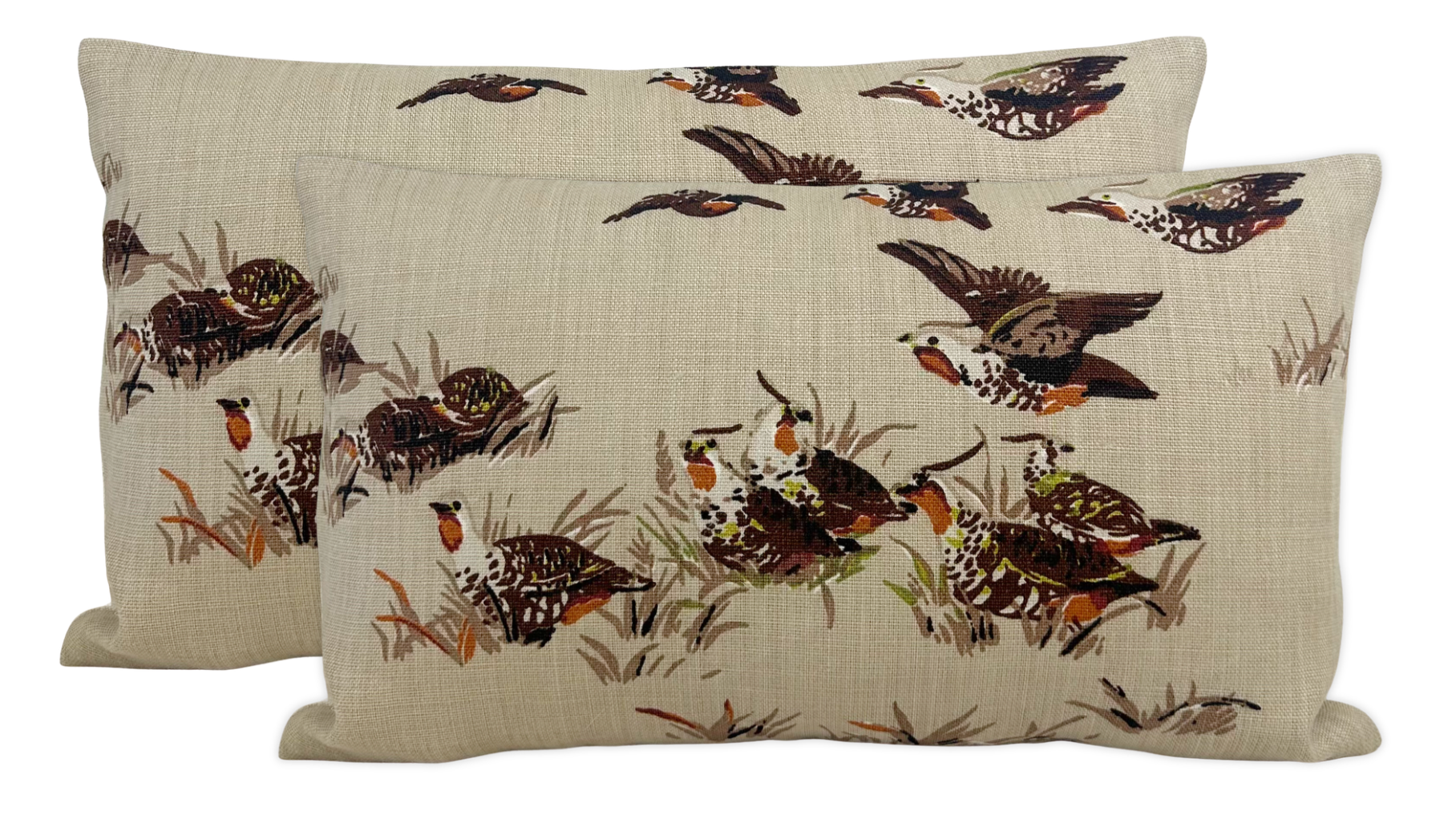 Pointers Covey Pillow Cover in Tan Brown, Schumacher Textiles