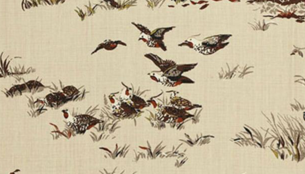Pointers Covey Pillow Cover in Tan Brown, Schumacher Textiles