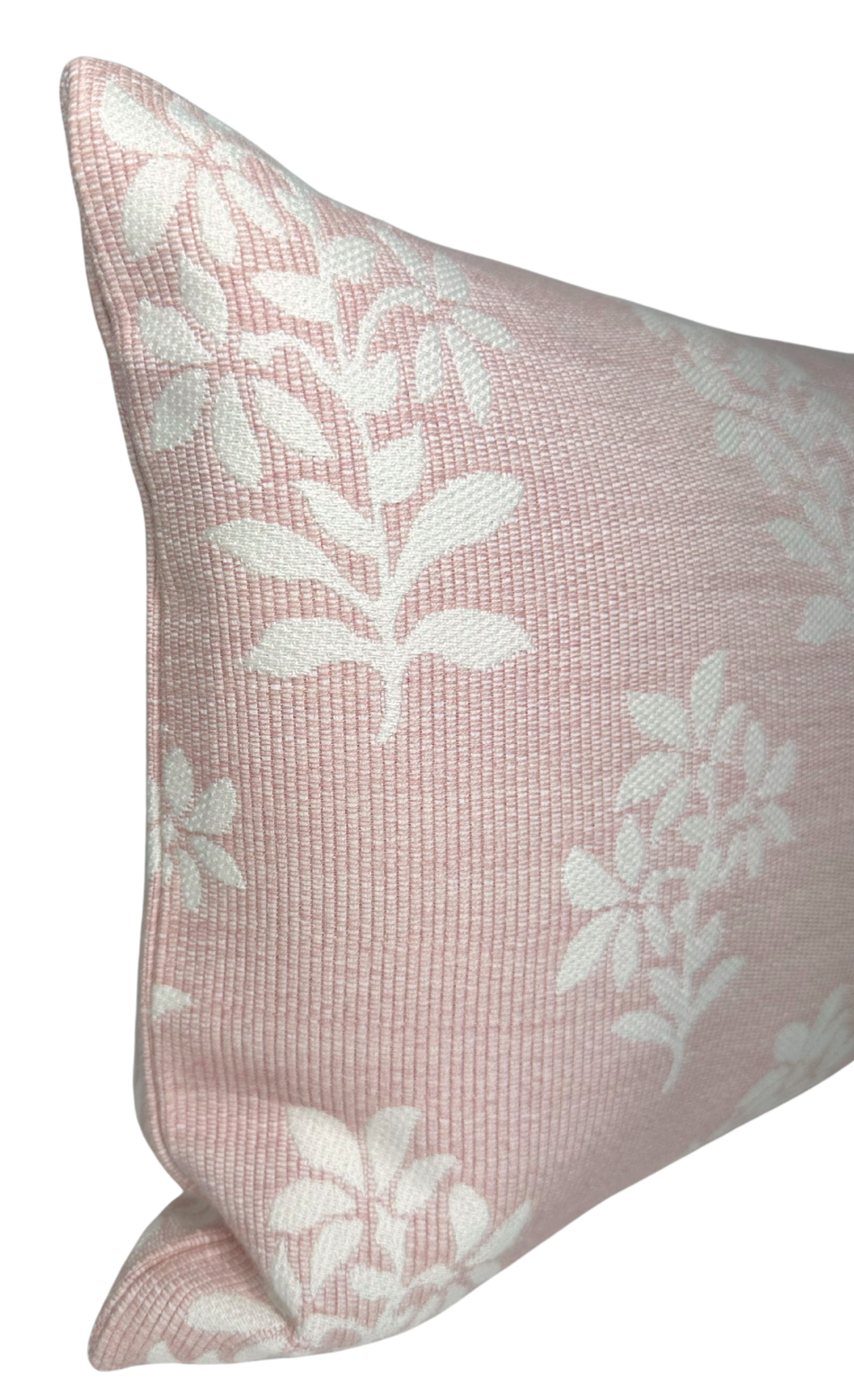 Asha Pillow Cover in Pink + Ivory, Peter Dunham Textiles