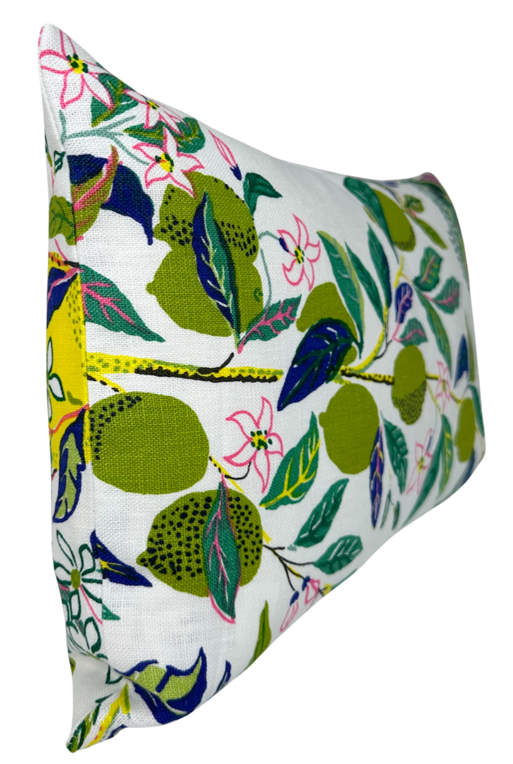 Ready to Ship, 12x20, Citrus Garden Pillow Cover in Limes