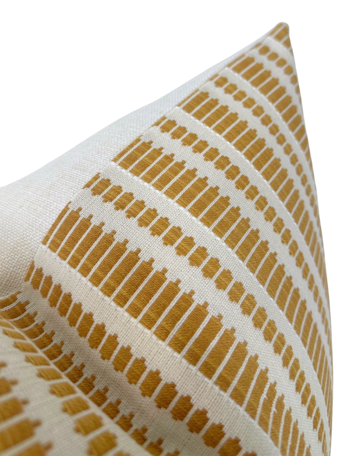 Oyo Pillow Cover in Mustard Yellow, Designer Pillows