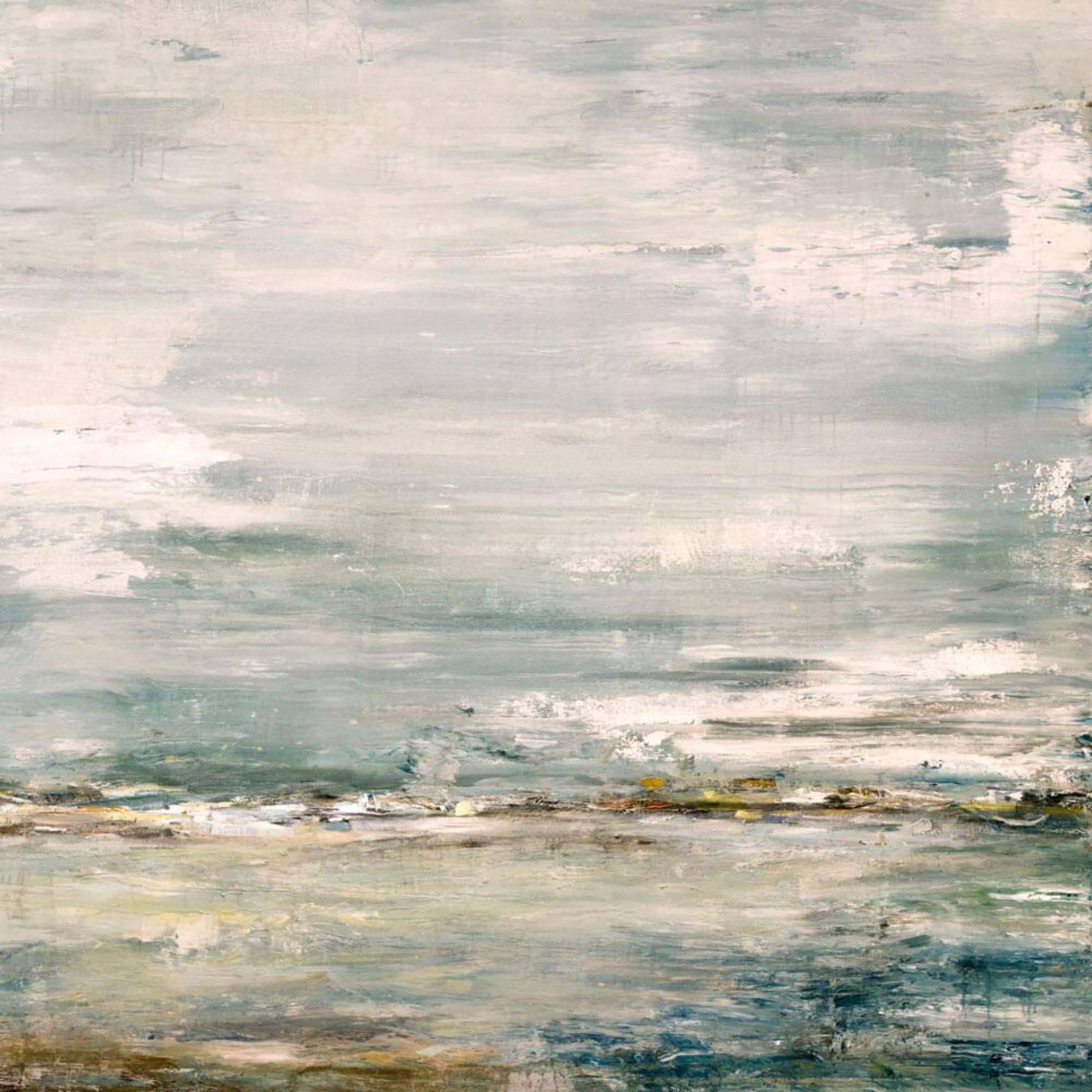 Sea and Sky Artist Enhanced Canvas Print by John Beard Collection - main product image for Resin Society