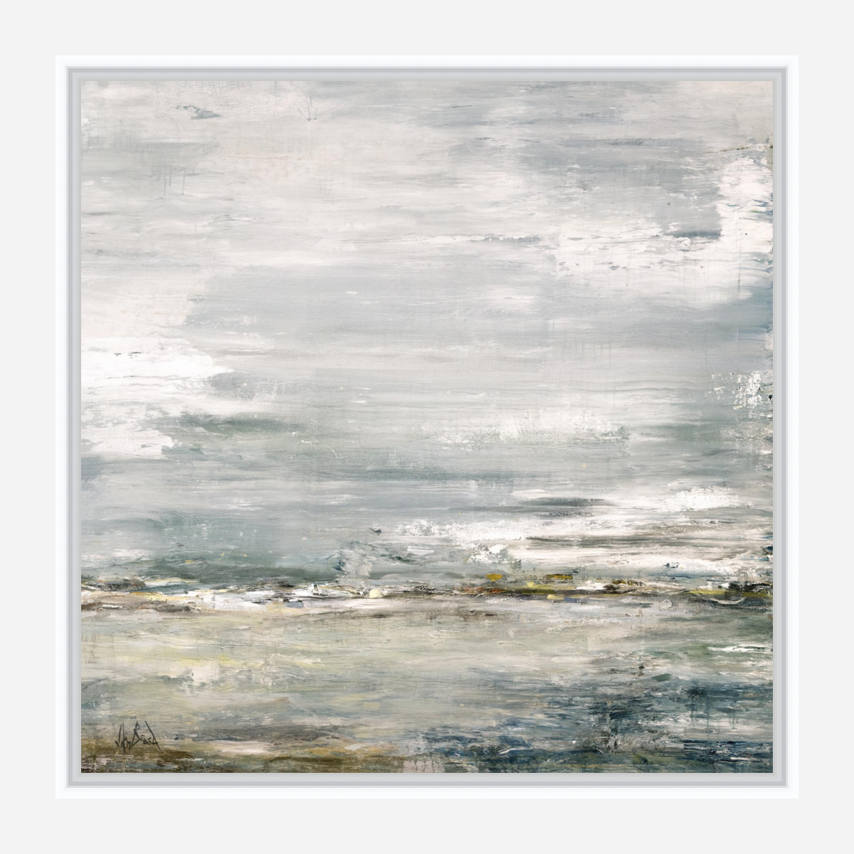 Sea and Sky Artist Enhanced Canvas Print by John Beard Collection - product image 6 for Resin Society