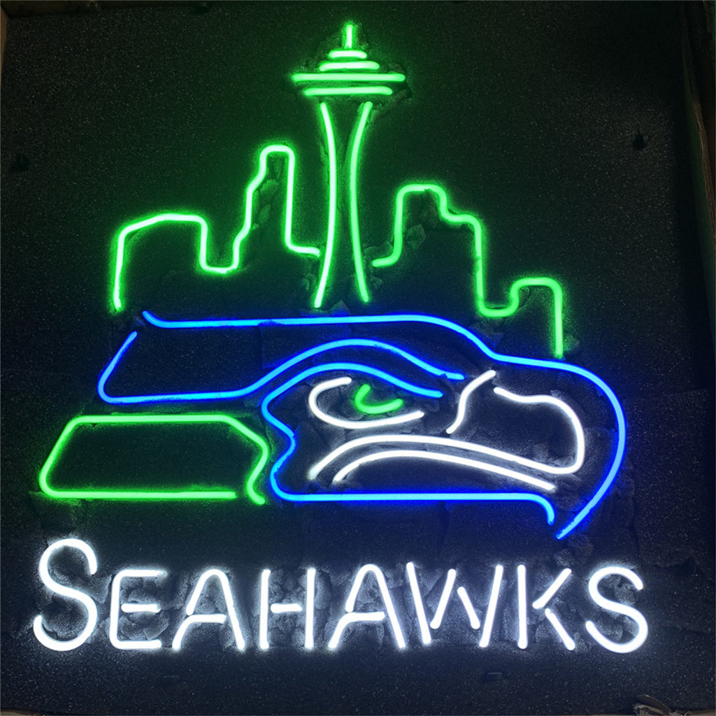 Seattle Skyline Seahawks Logo Neon Signs Light by Neon Signs Land - product image 2 for Resin Society