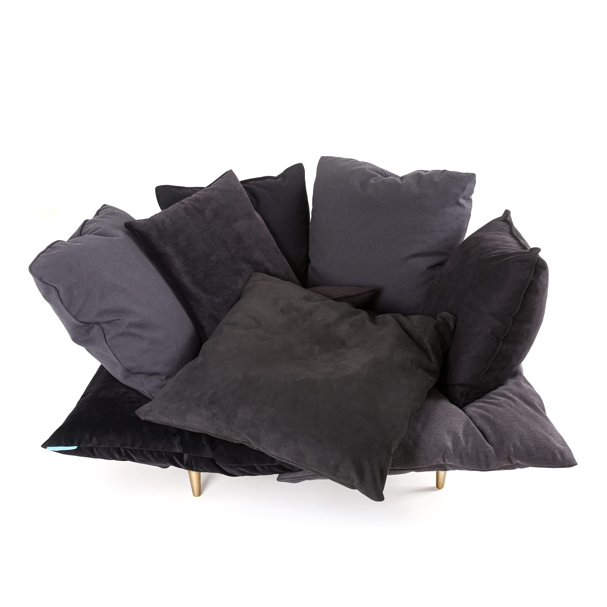 Comfy Armchair Charcoal Grey by DEKOR - Resin Society