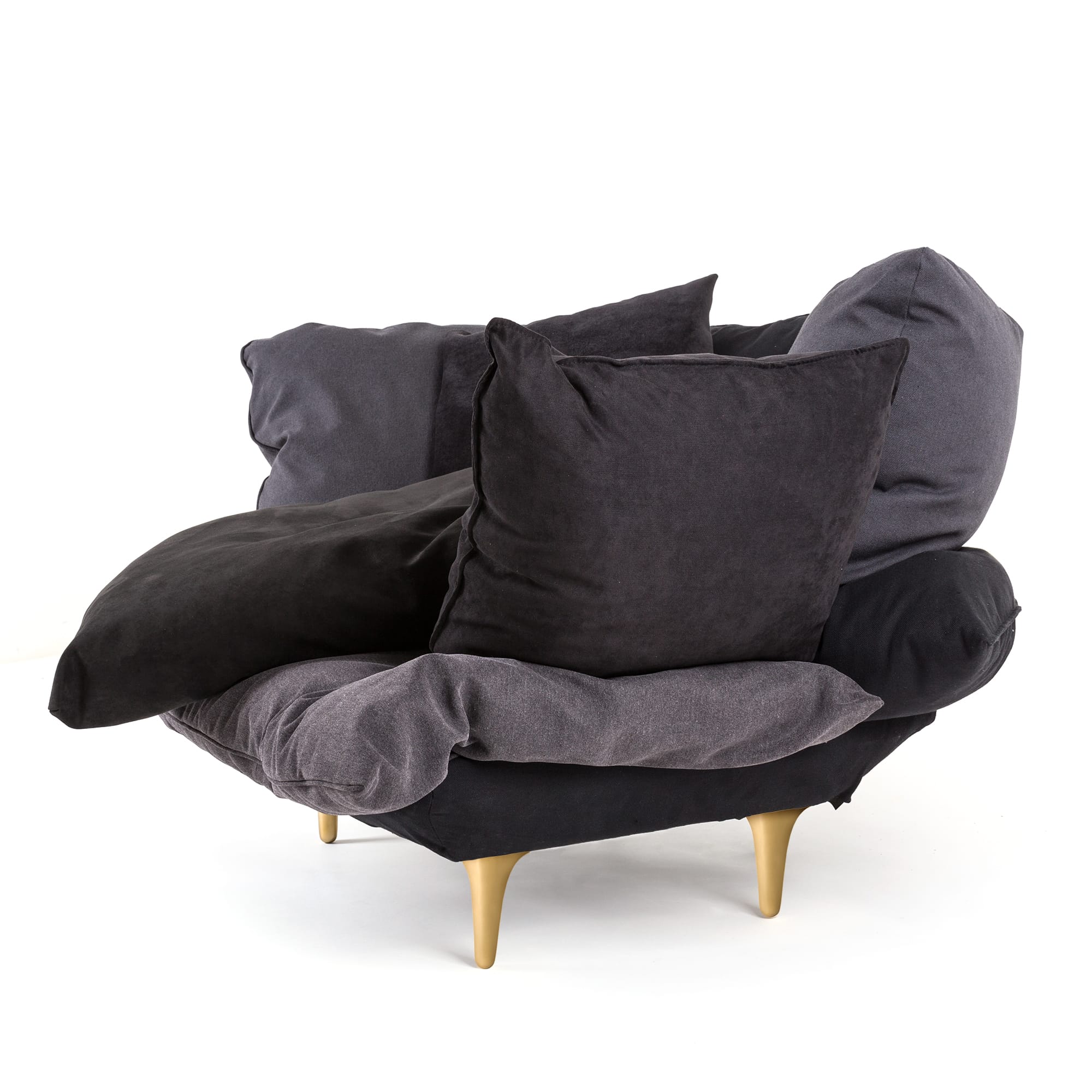 Comfy Armchair Charcoal Grey detail image - Resin Society