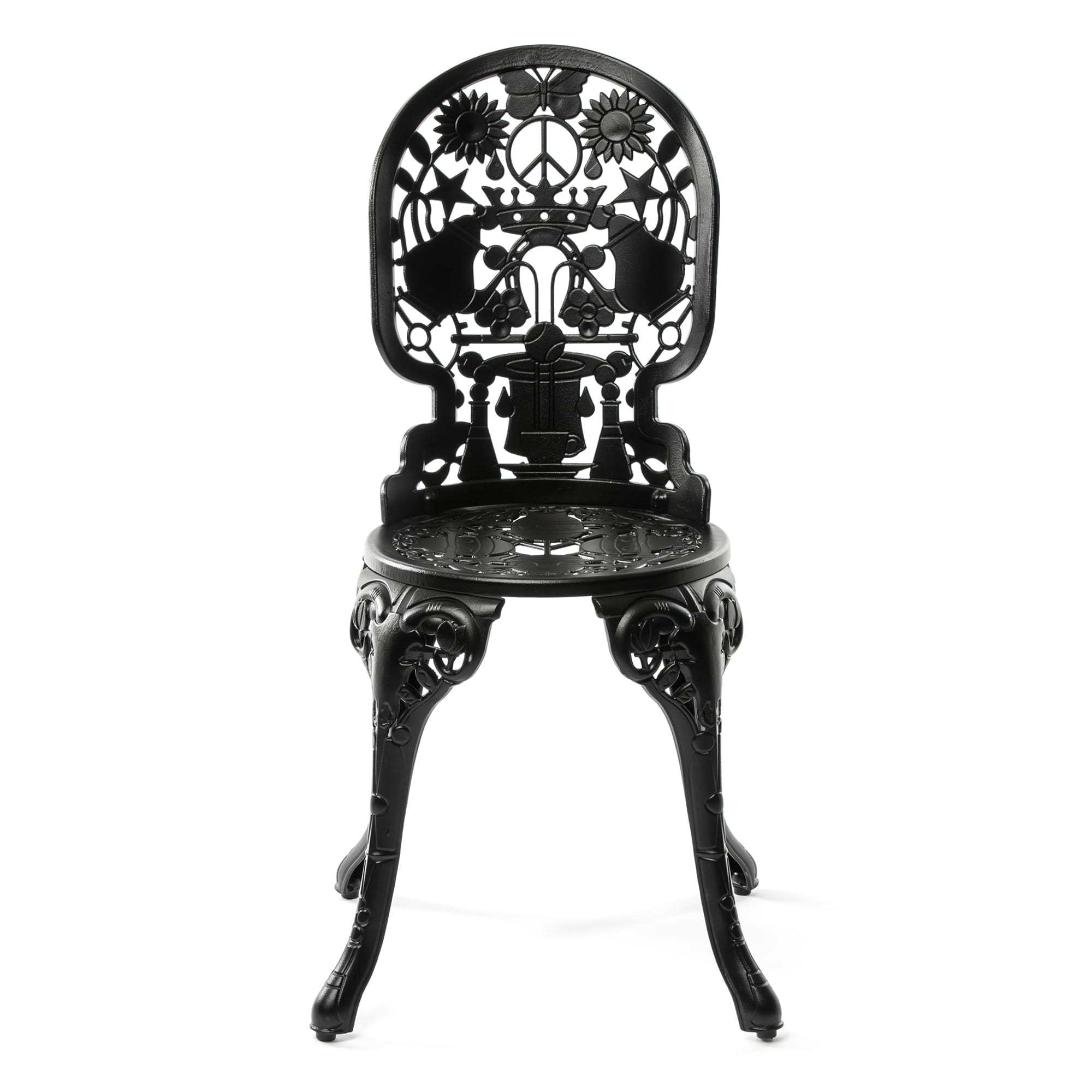 Industry Collection ALUMINIUM CHAIR - BLACK by DEKOR - Resin Society