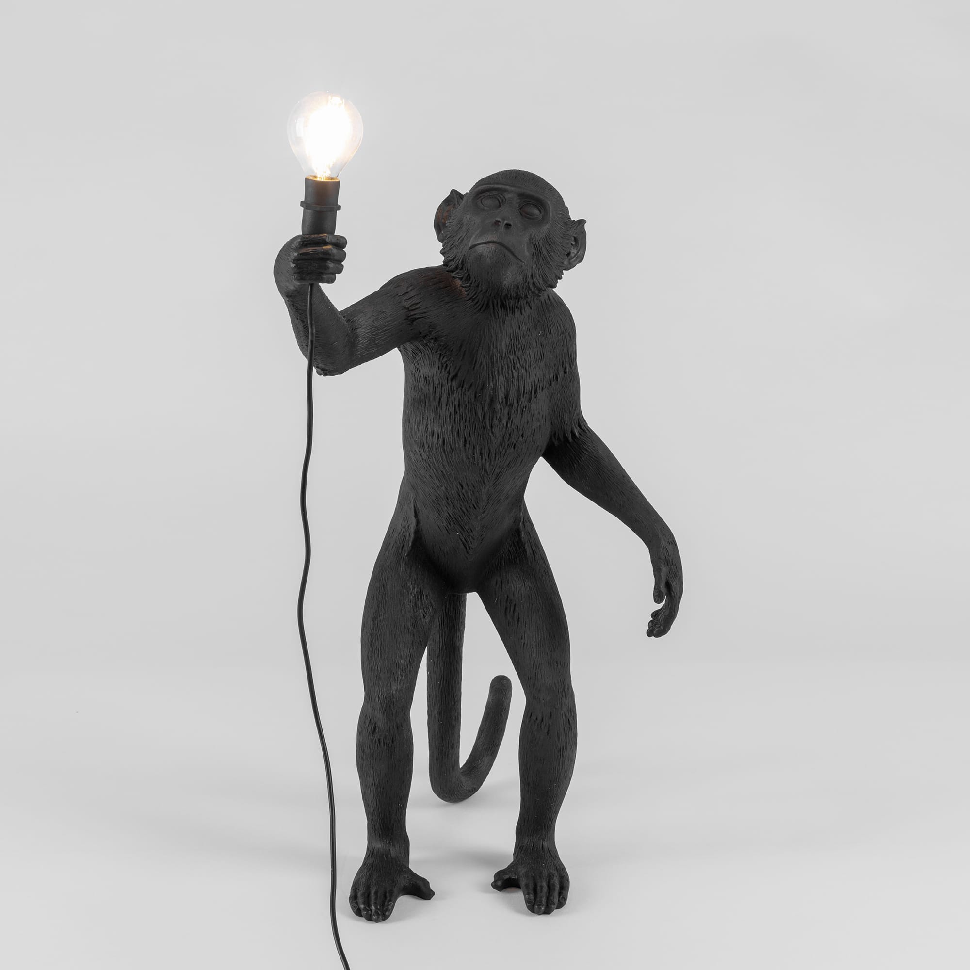 The Monkey Lamp Black Standing Version by DEKOR - product image 4 for Resin Society