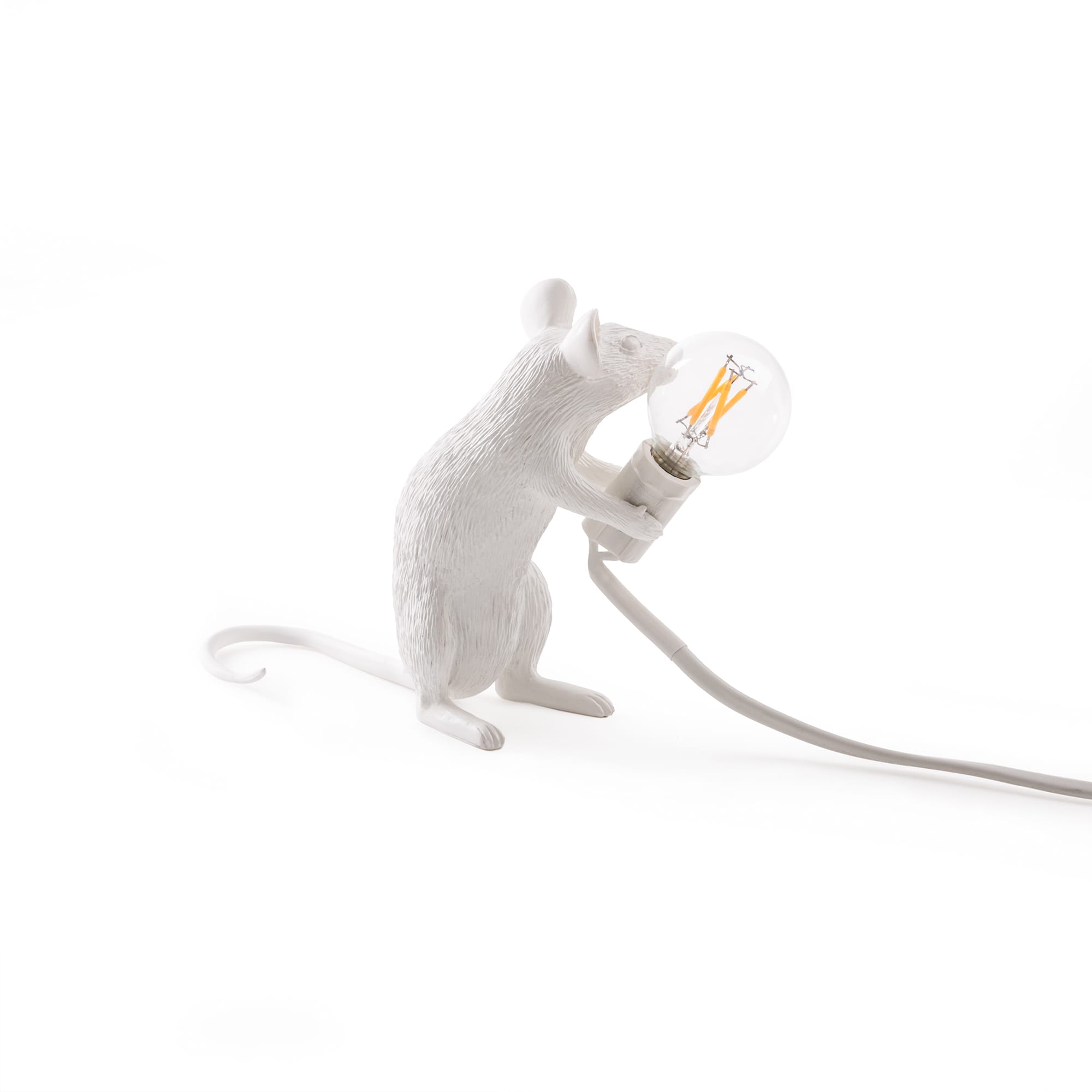 Mouse Lamp Mac Sitting EX detail image - Resin Society