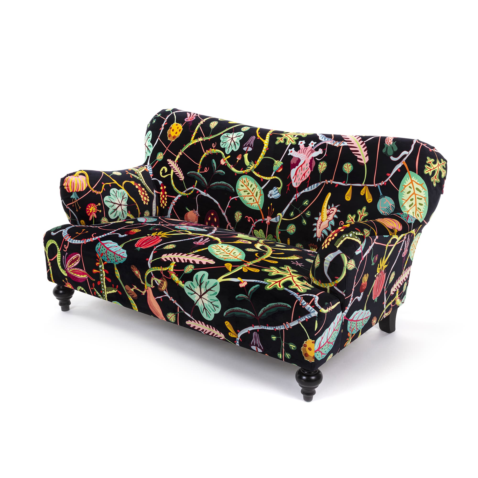 Botanical Diva Sofa Black detail image - Resin Society