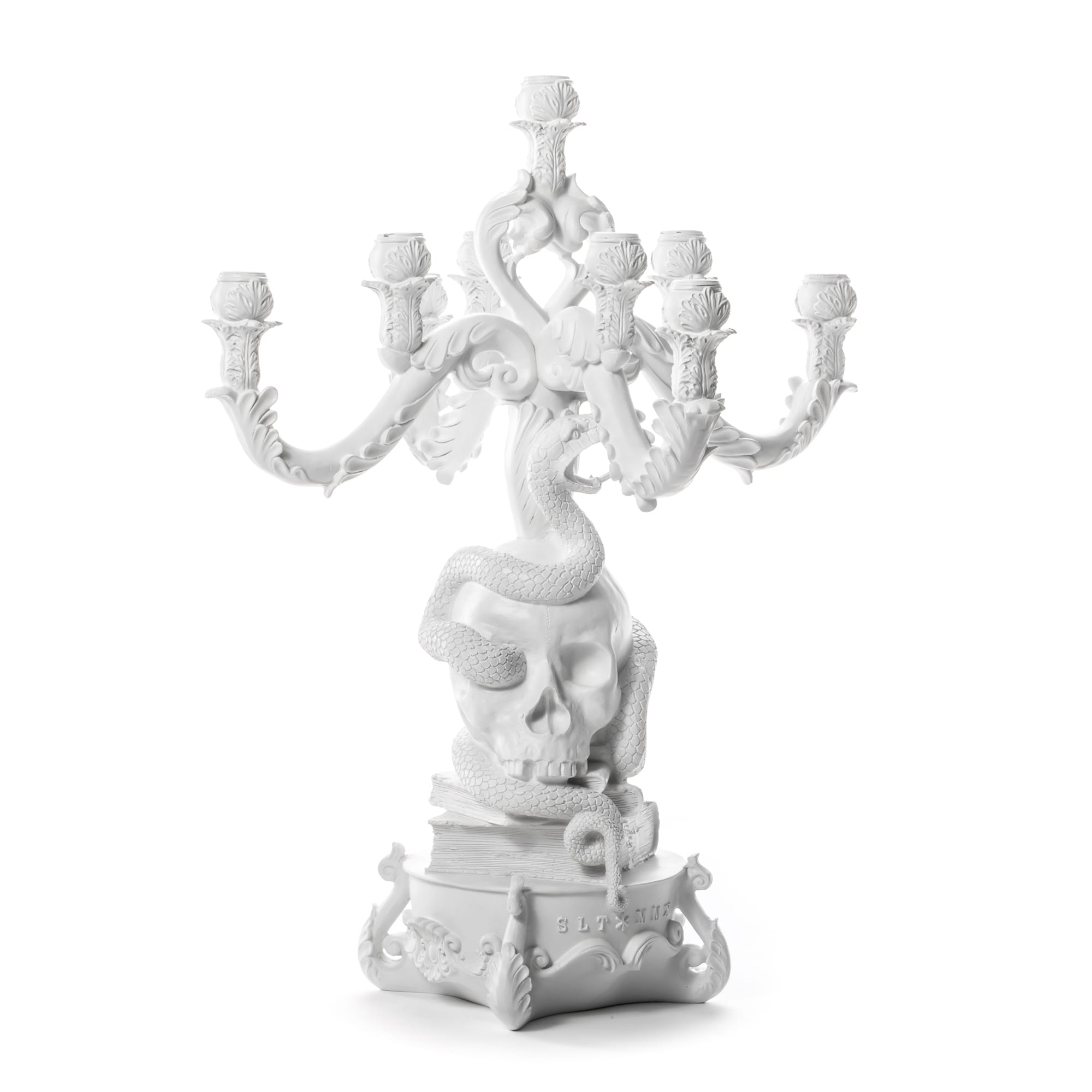 Giant Burlesque Skull White by DEKOR - Resin Society