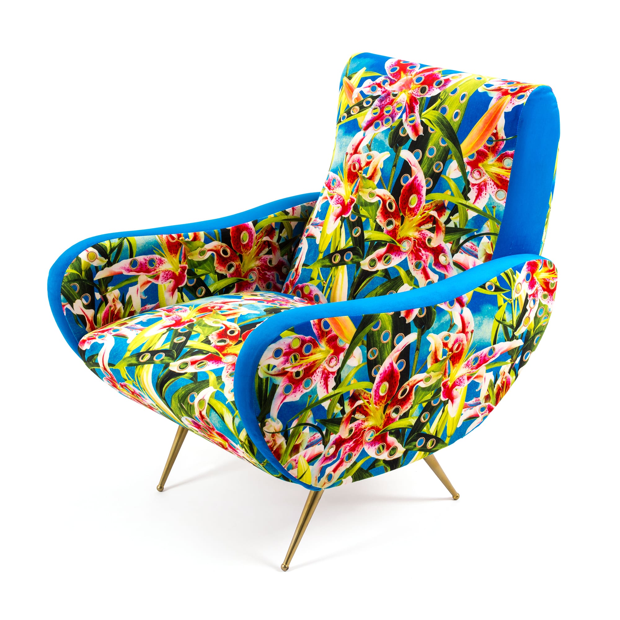 Armchair Flowers with holes detail image - Resin Society