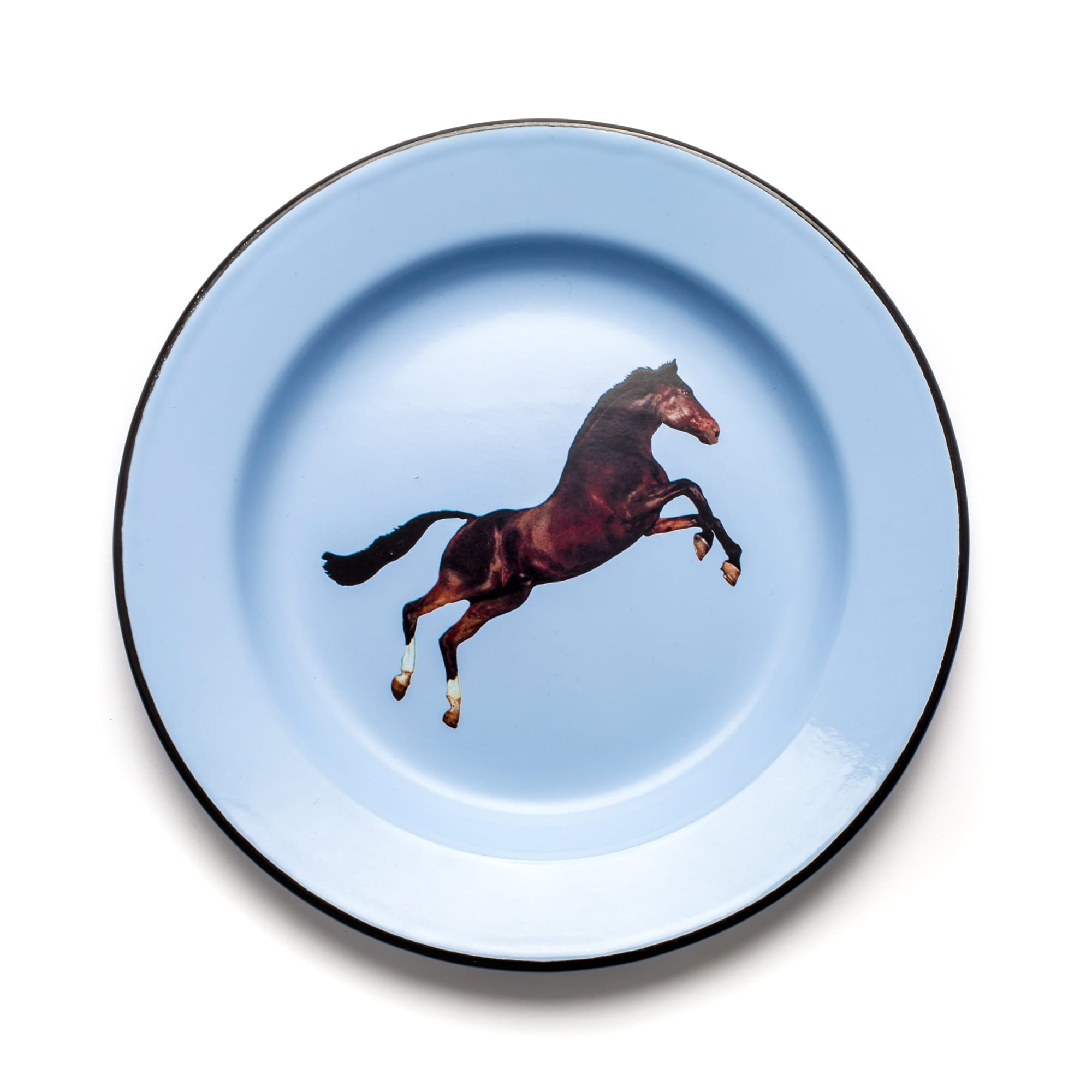 Enamel Plate Horse by DEKOR - Resin Society
