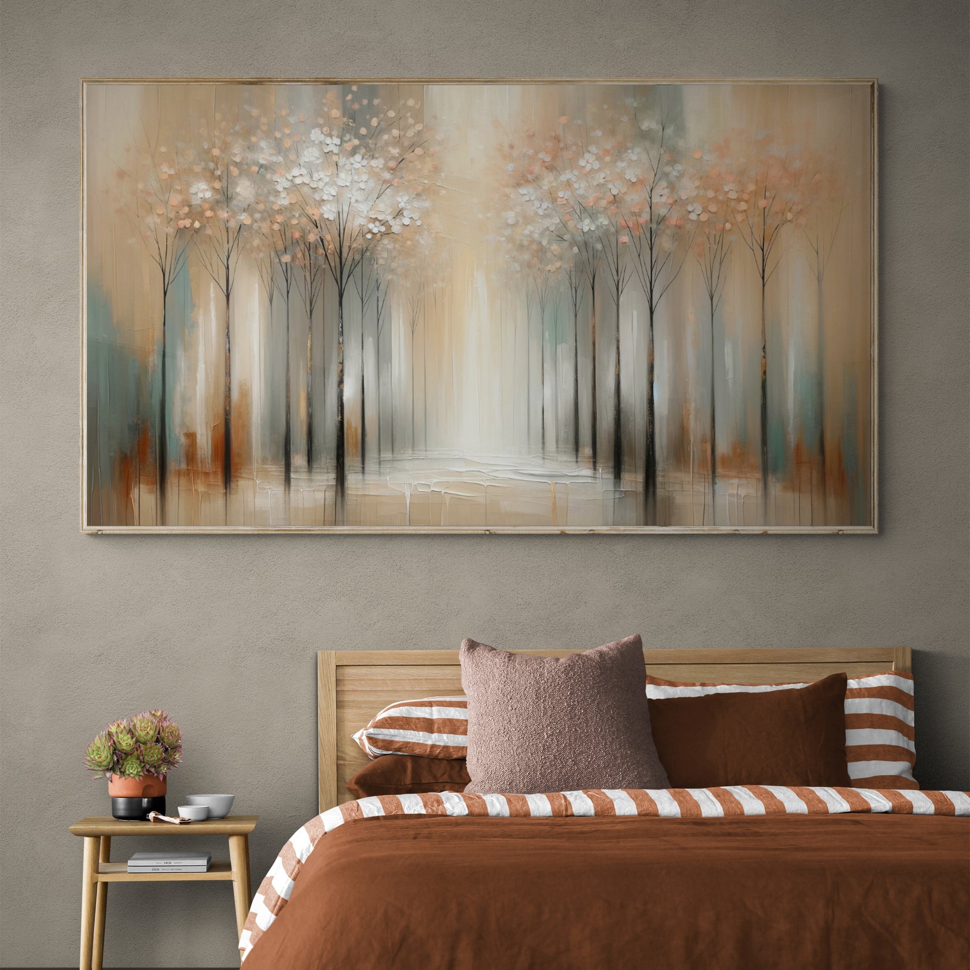 Canvas Print: "Serenity Bloom" by Tailored Canvases - product image 4 for Resin Society